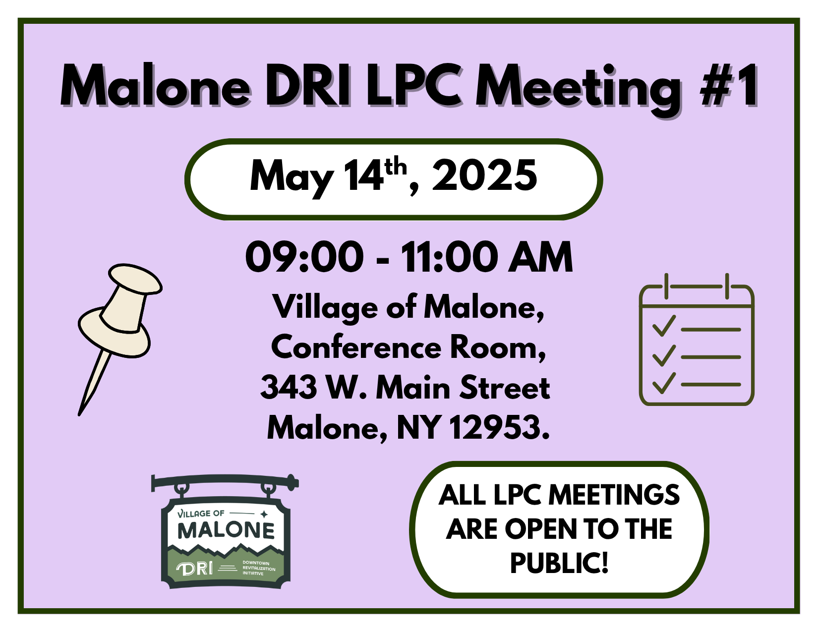 Local Planning Committee (LPC) meeting #1