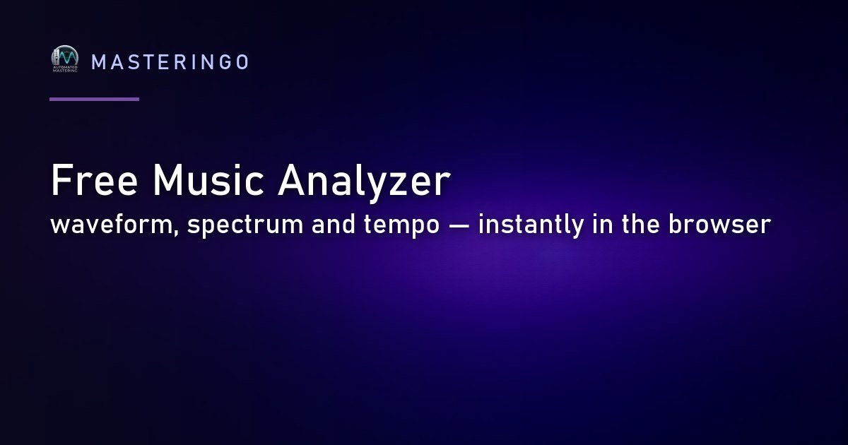 Masteringo - Music Analyzer