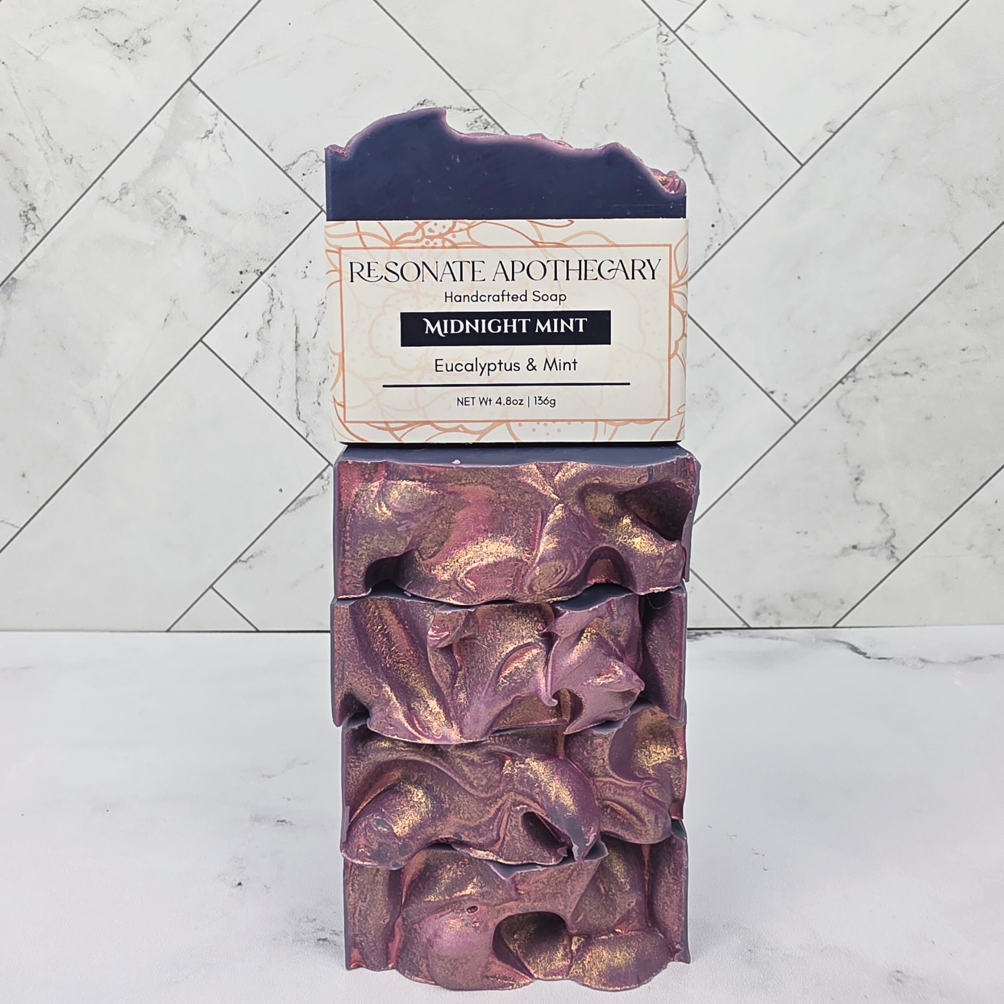 Midnight Mint Stack of Soap
