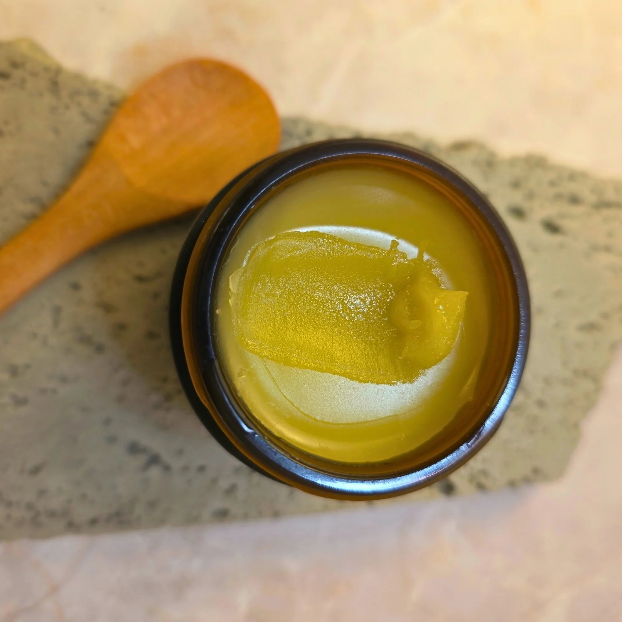 Botanical Skin Salve Texture