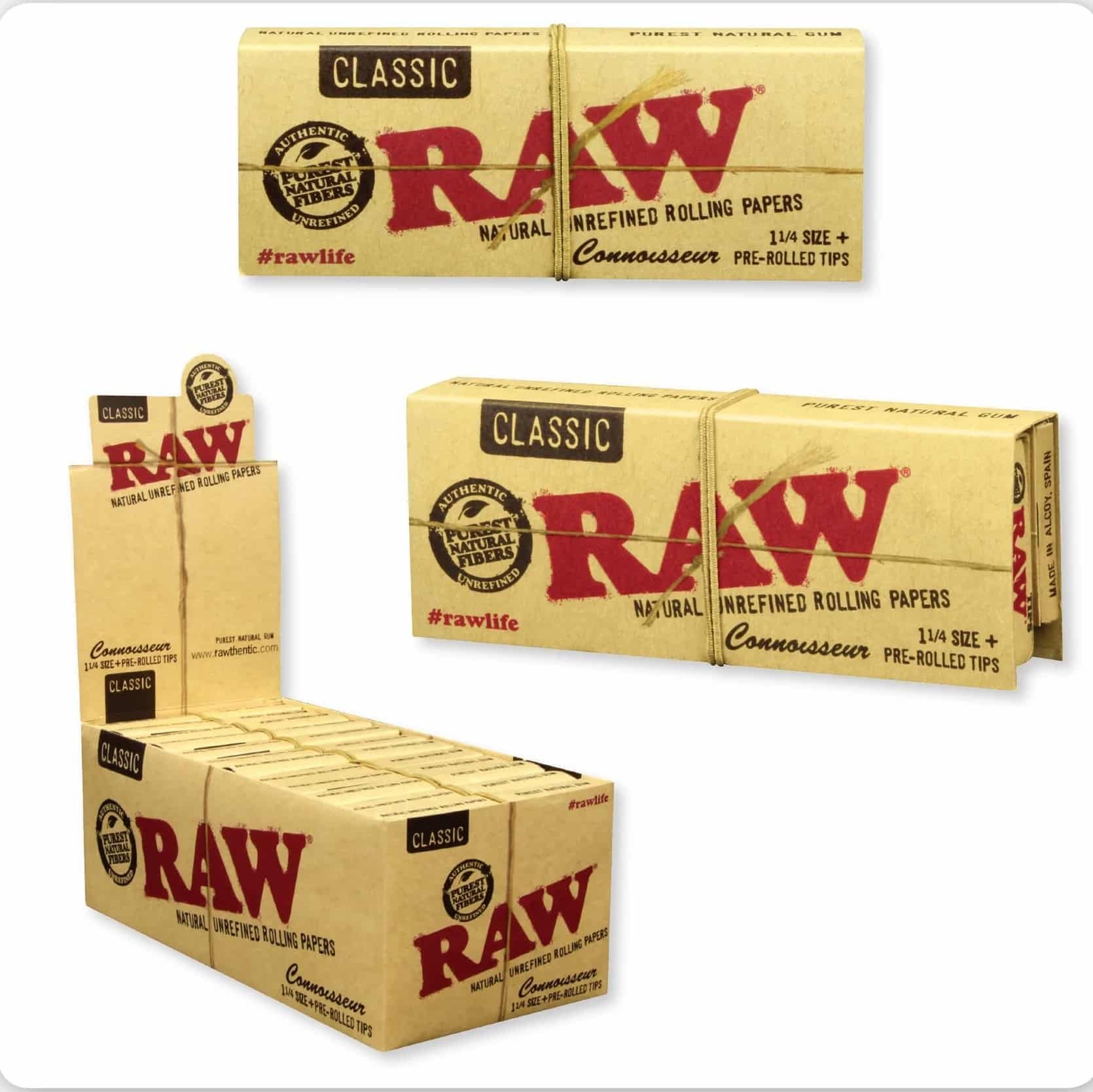 Reservation: Raw Classic Connoisseur 1 1/4