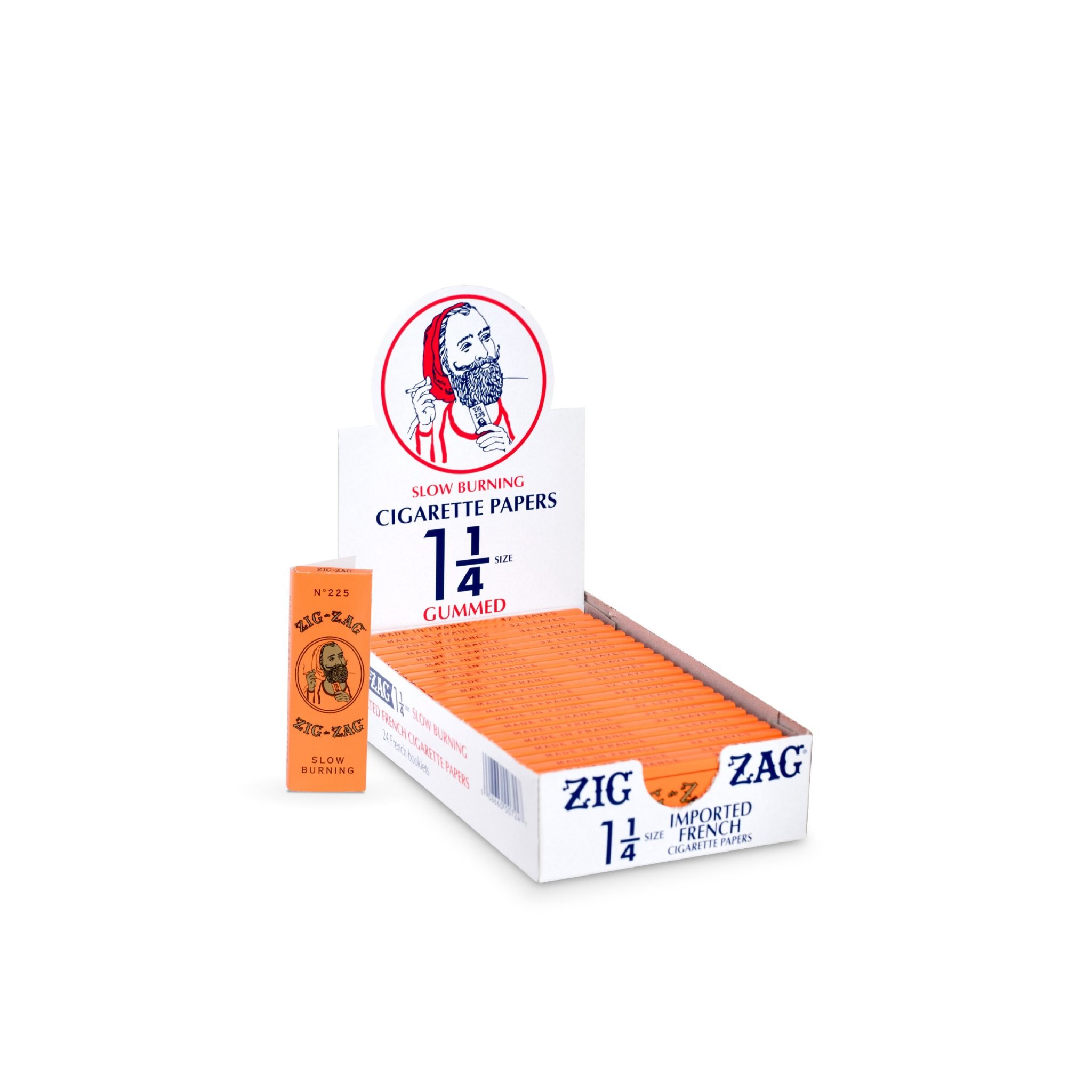 Reservation: Zig Zag Orange 1 1/4 Papers