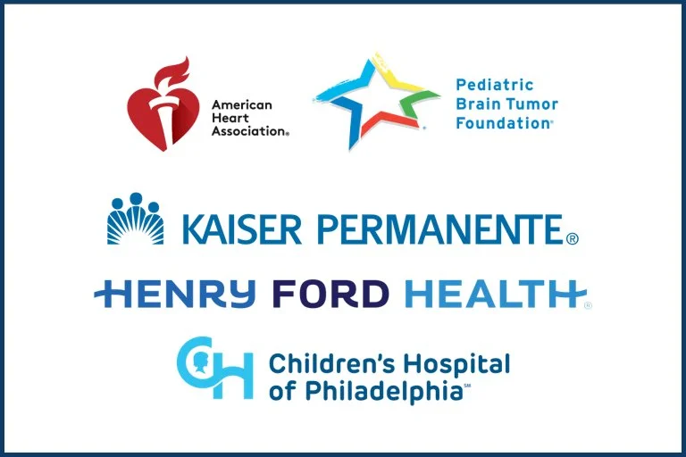 several healthcare organization logos