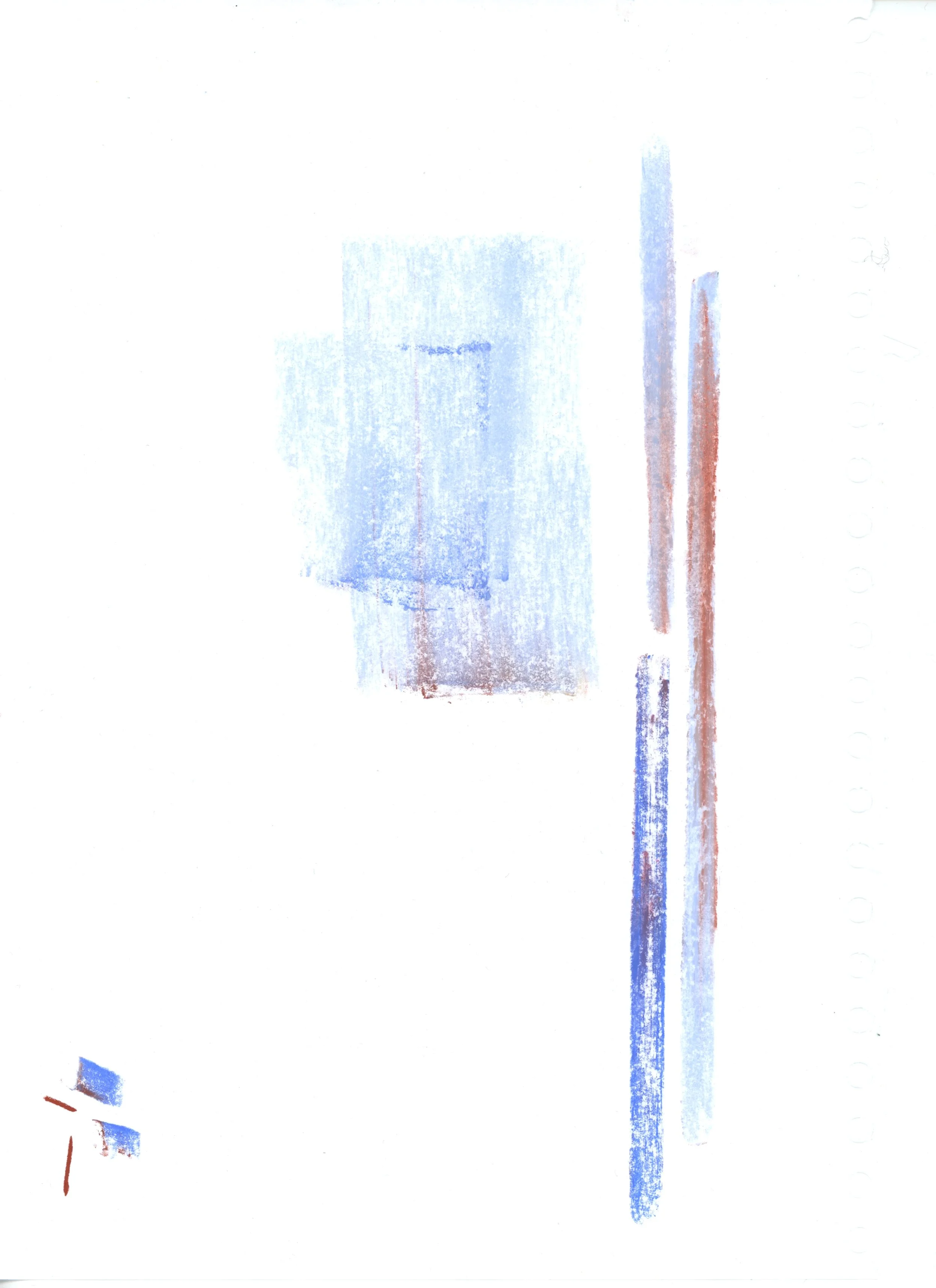 mood image for coloring, chalk on paper