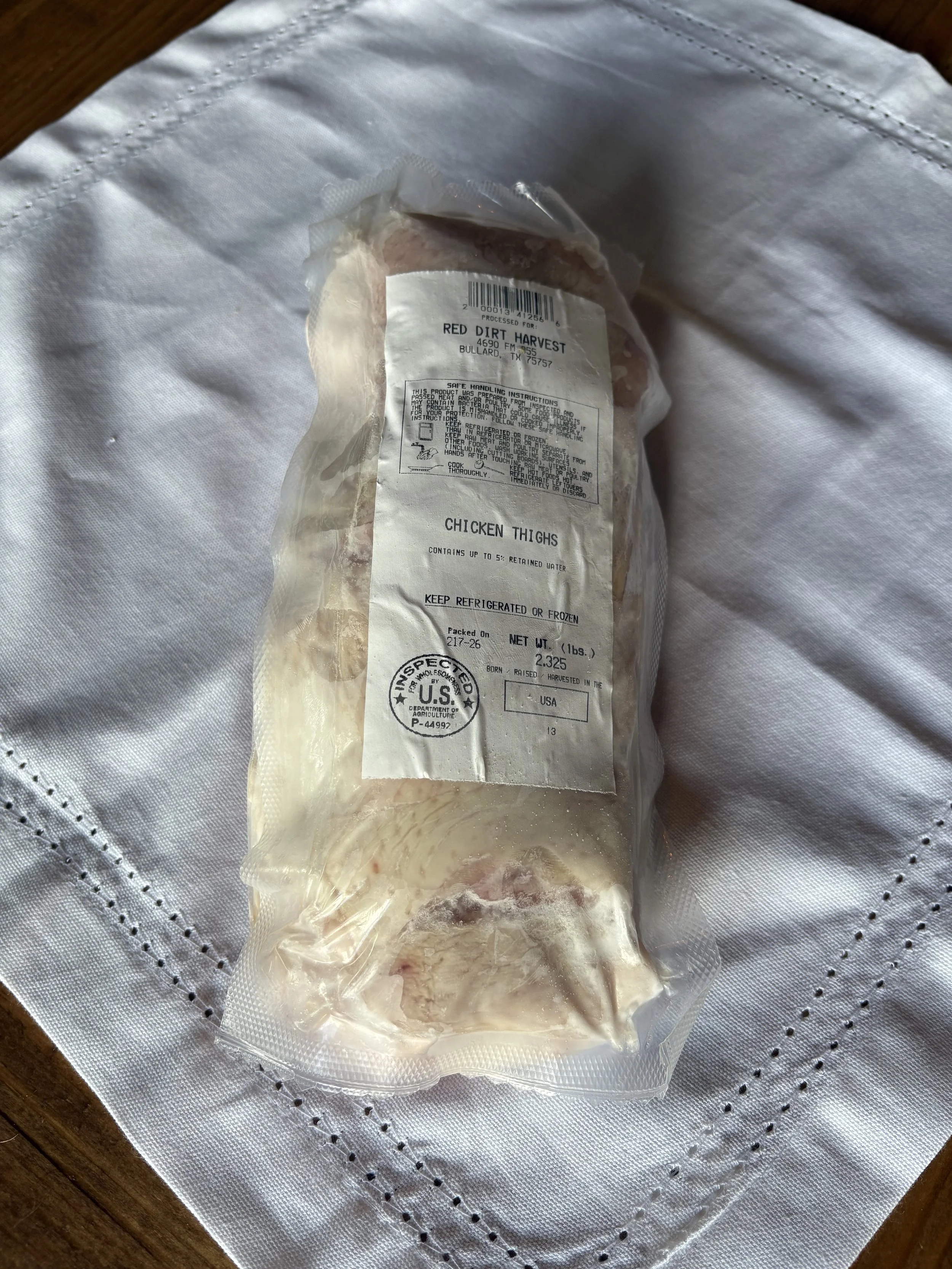 Pasture-Raised Chicken Thighs (6 pack)