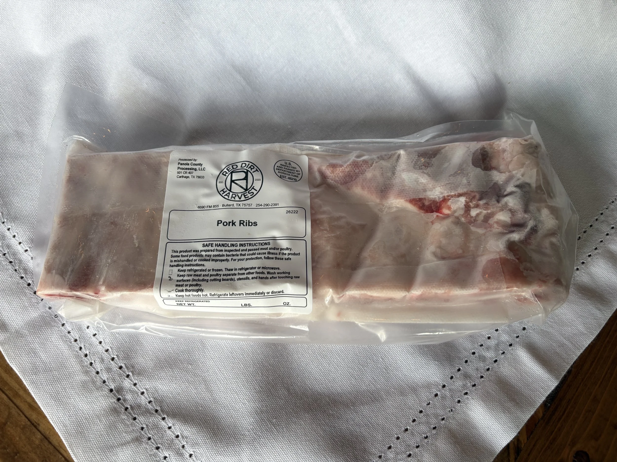 Pork Ribs (full) (Avg. 2lb)