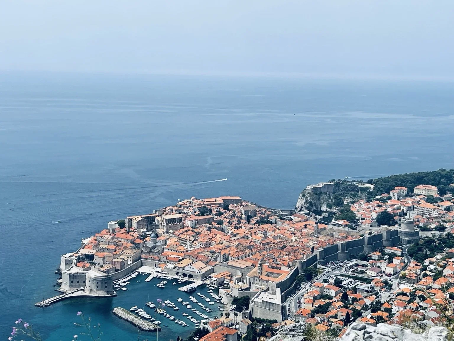 Aerial view of Dubrovnik, Croatia, illustrating a coordinated multi-destination European itinerary.