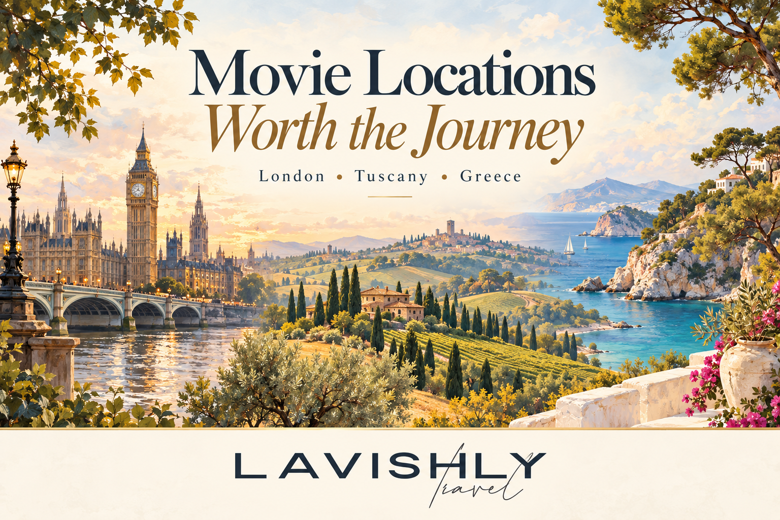 Movie Locations Worth Planning a Trip Around: London, Tuscany, and Greece