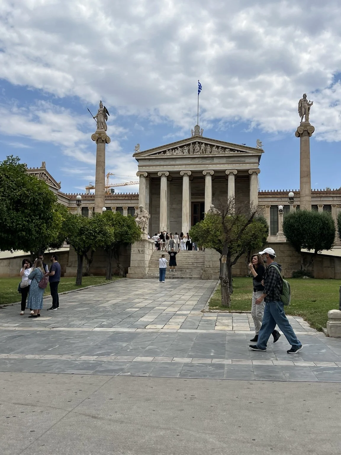 Academy of Athens in Greece, photographed during Jeanine’s travels