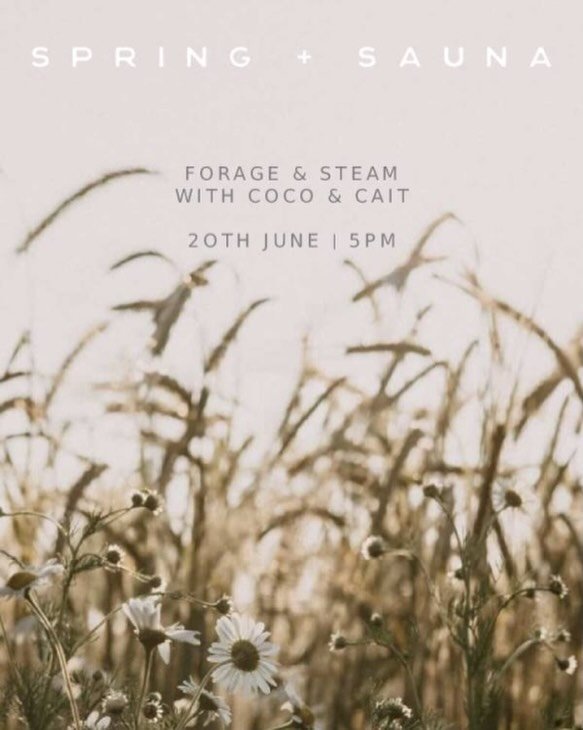 Forage &amp; Steam with Coco &amp; Cait

Join Coco and Cait on this new seasonal ritual exclusive to Spring + Sauna. This ritual combines Coco and Caits expertise in herbal and Ayurvedic medicine. They will guide you on a botanical journey around the