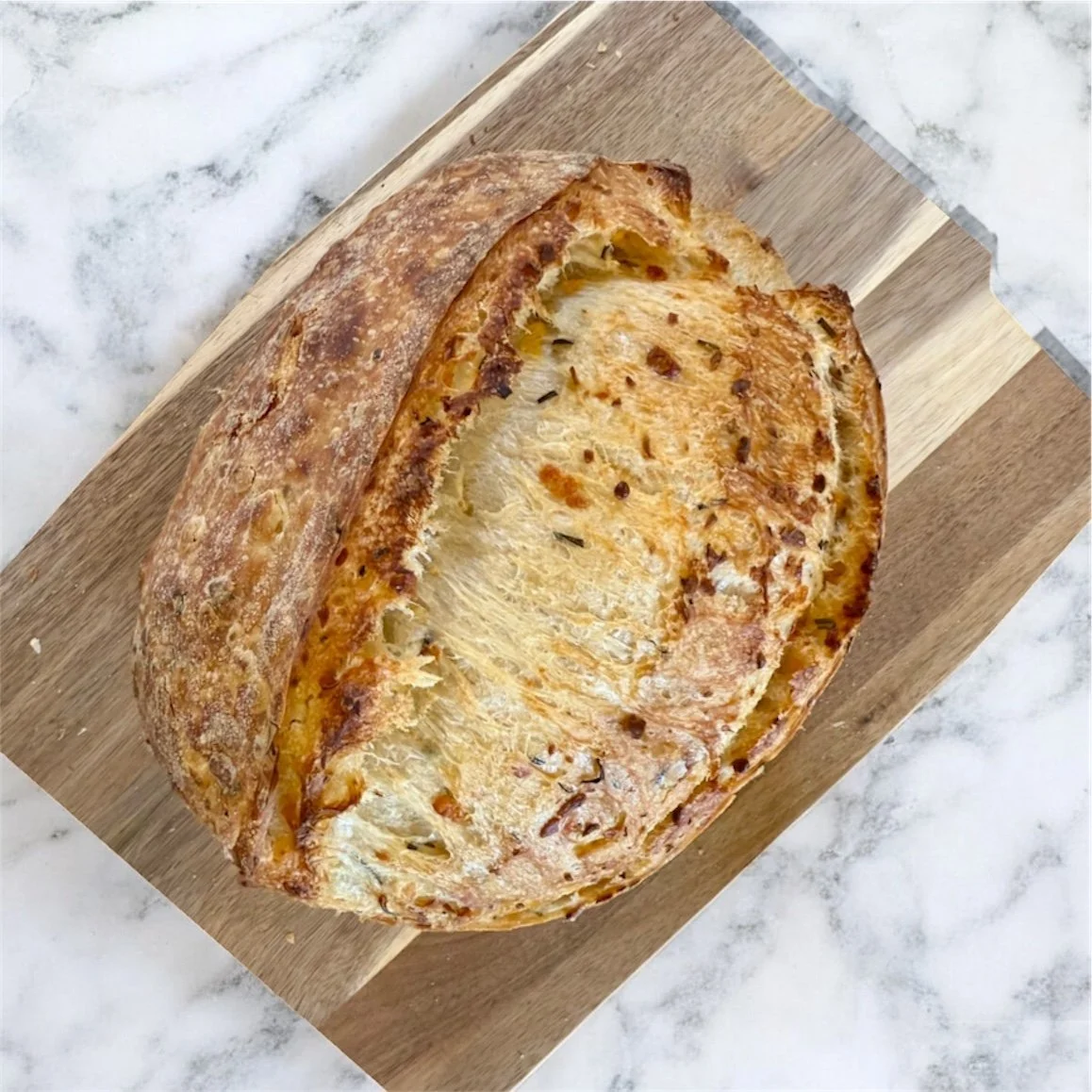 Cheddar and Chive Sourdough