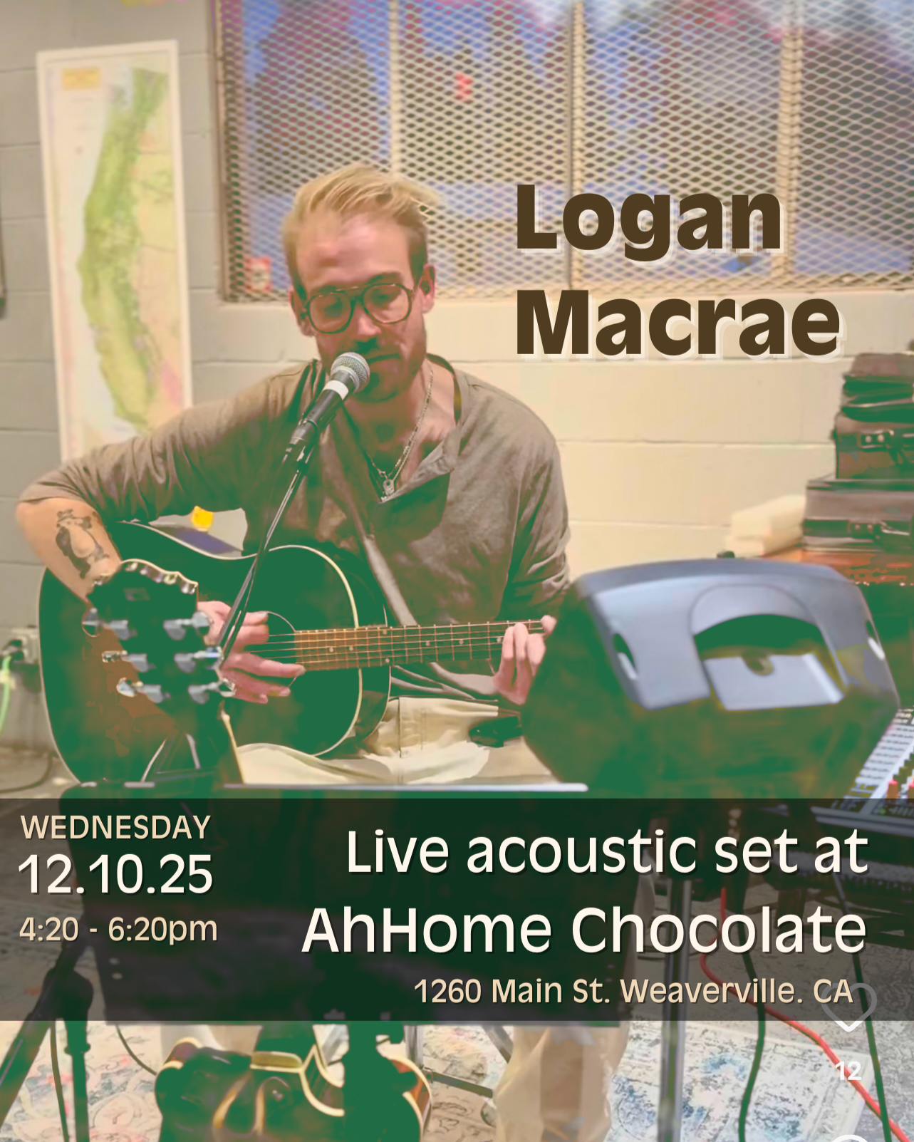 Logan Macrae - Live Acoustic Rock ‘n Roll &amp; Country at AhHome