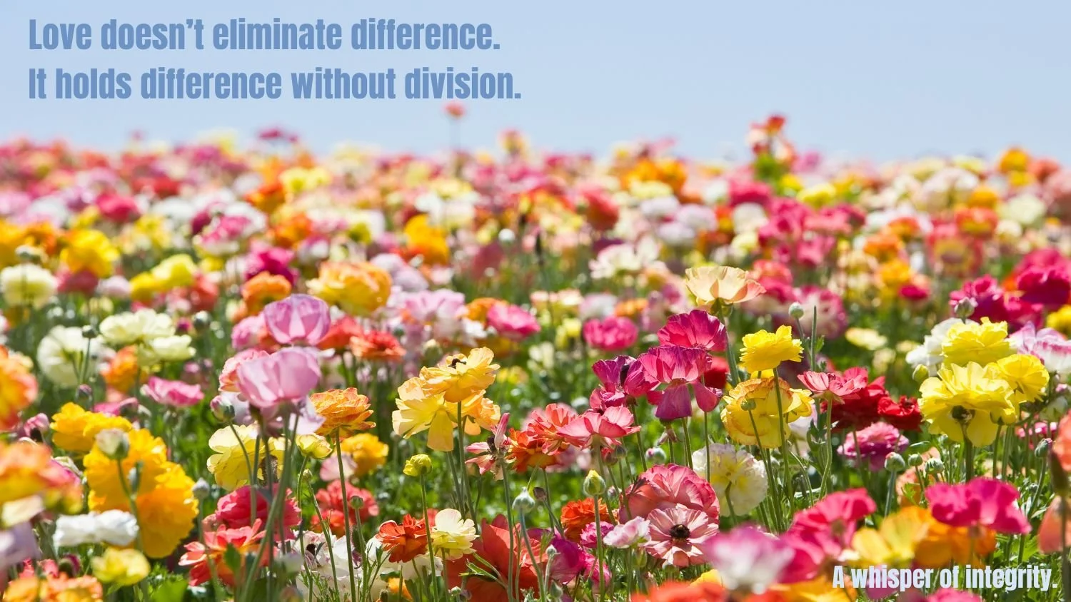 A Whisper of Integrity