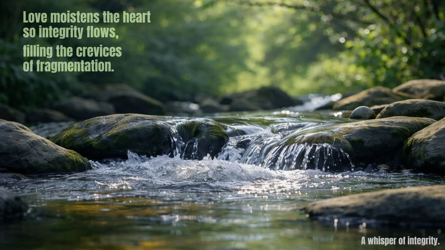 A Whisper of Integrity