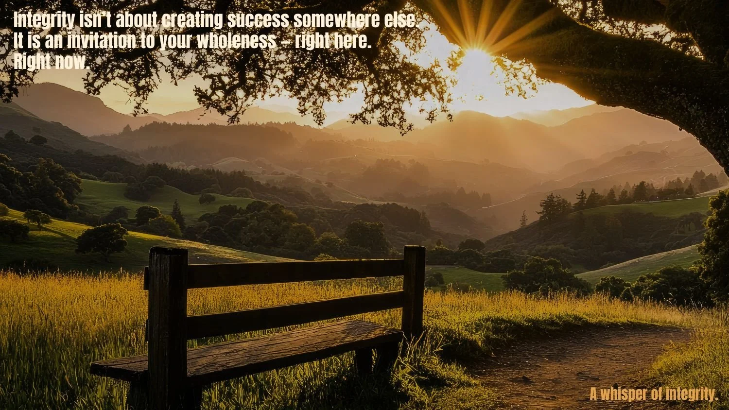 A Whisper of Integrity