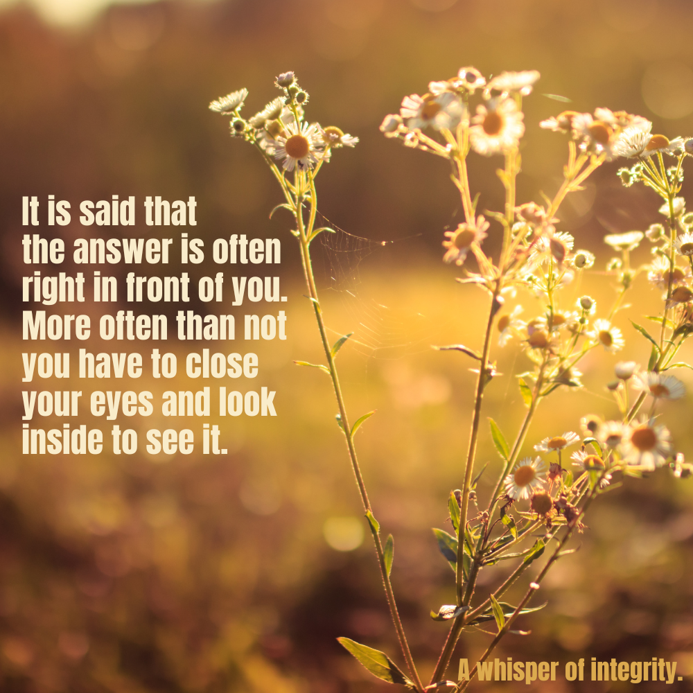 A Whisper of Wholeness