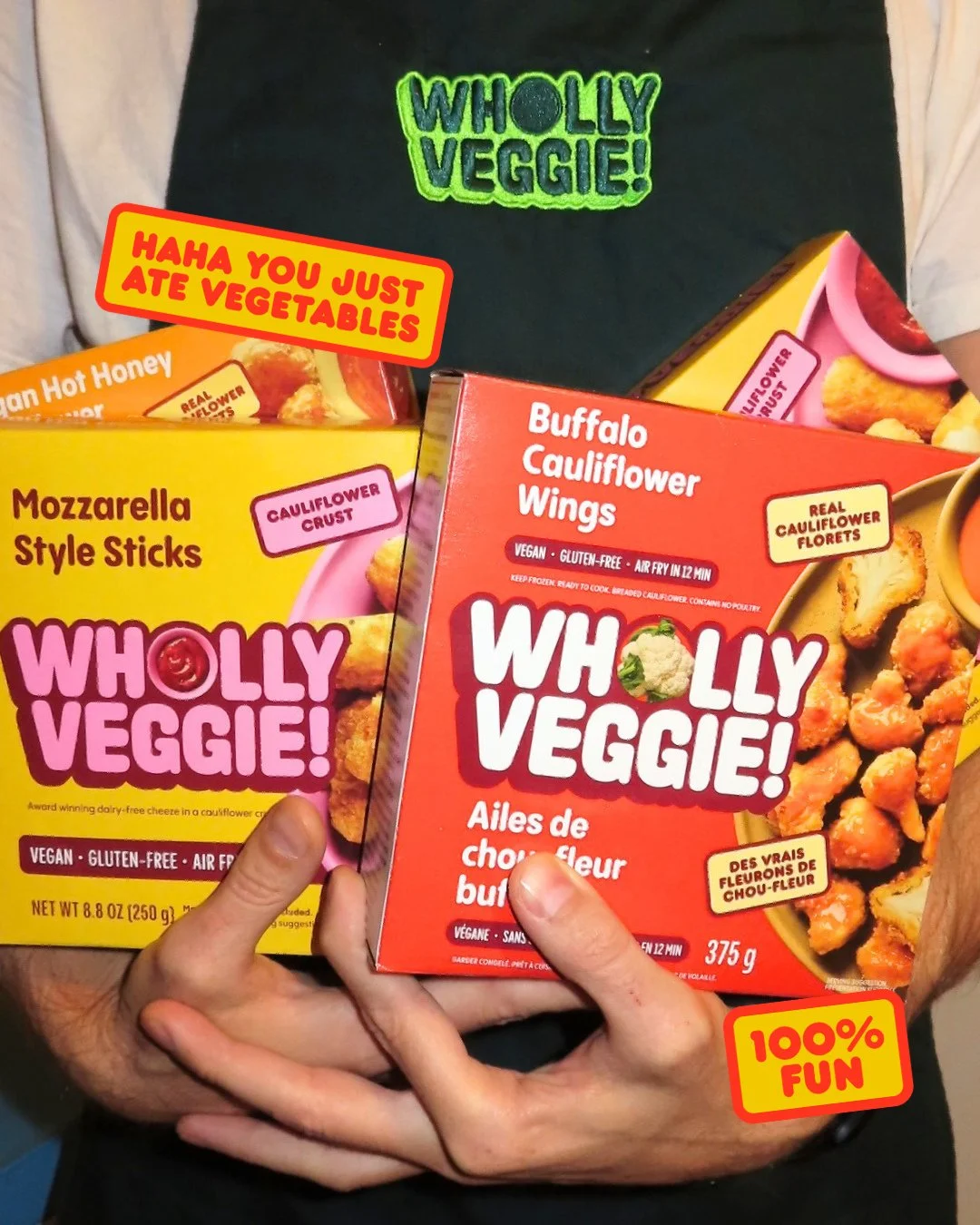 Someone said &ldquo;eat your vegetables&rdquo; so now here we are 😉 Are you choosing #MozzarellaSticks or #CauliflowerWings? 👀