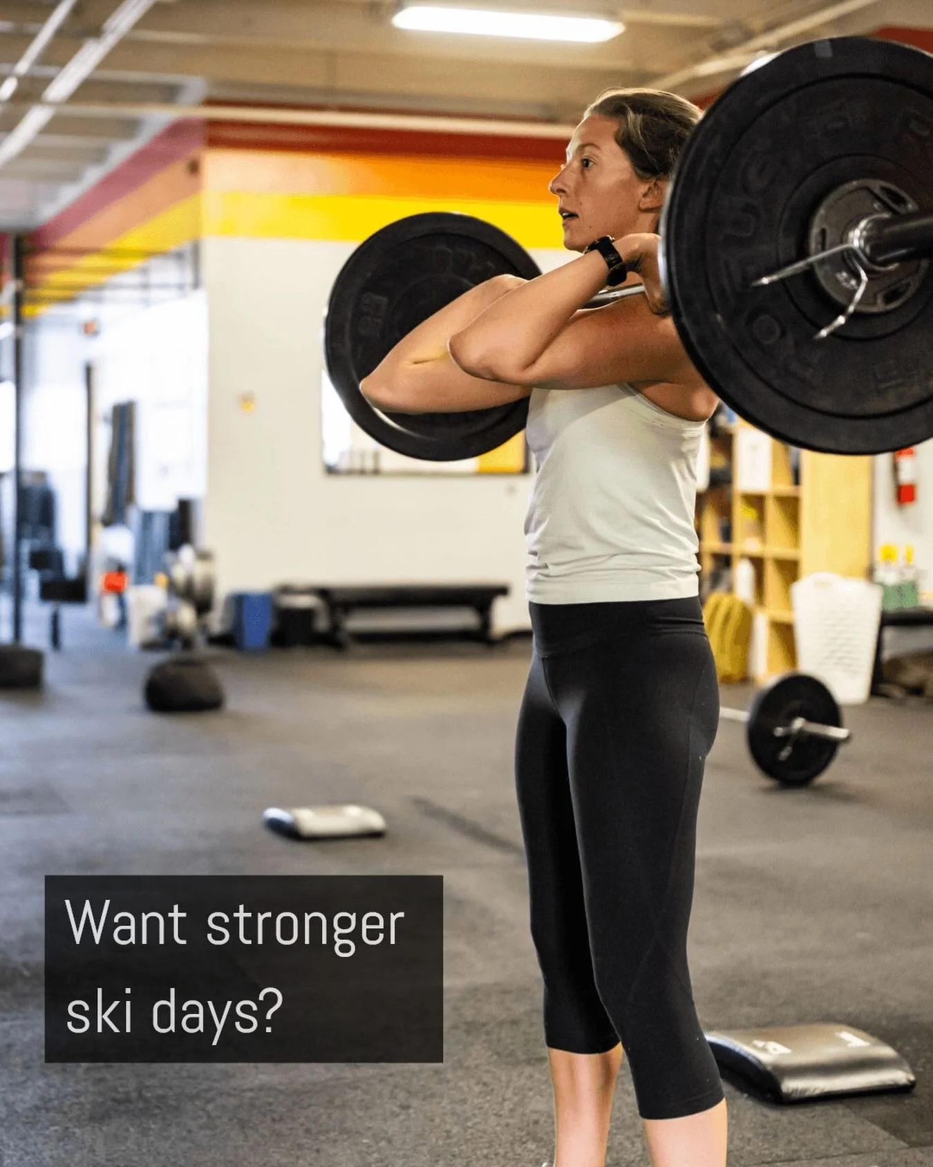 Ski season is here, which means your strength work matters more than ever.

Strong legs = longer days on the mountain.
Strong core = confident turns.
Strong glutes = fresh legs, run after run.

You worked all fall to build strength, don&rsquo;t lose 