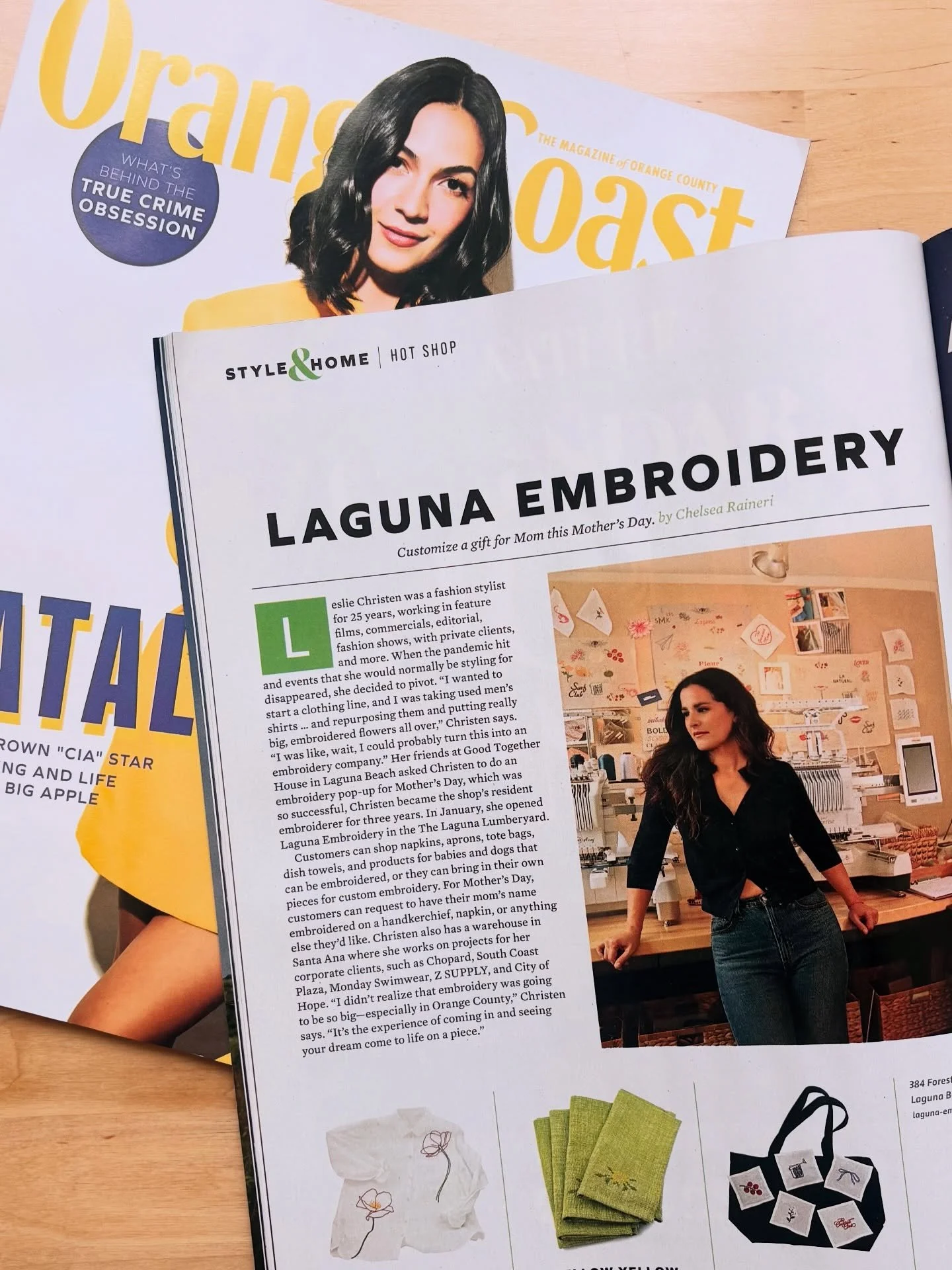 &ldquo;It&rsquo;s the experience of coming in and seeing your dream come to life on a piece.&rdquo; That&rsquo;s really all I&rsquo;ve ever wanted to give people. 

15 years after my first Orange Coast feature as a stylist somehow this one hits diffe