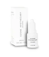A white box and a white dropper bottle with black text labeled 'Ozone Apothecary'
