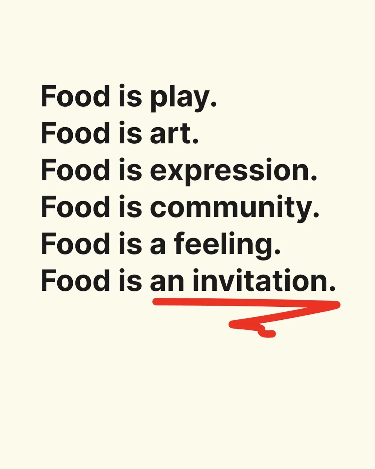 More than flavor&mdash;the force that brings us together. #restaurantbranding #foodlover #brandstudio #cheflife