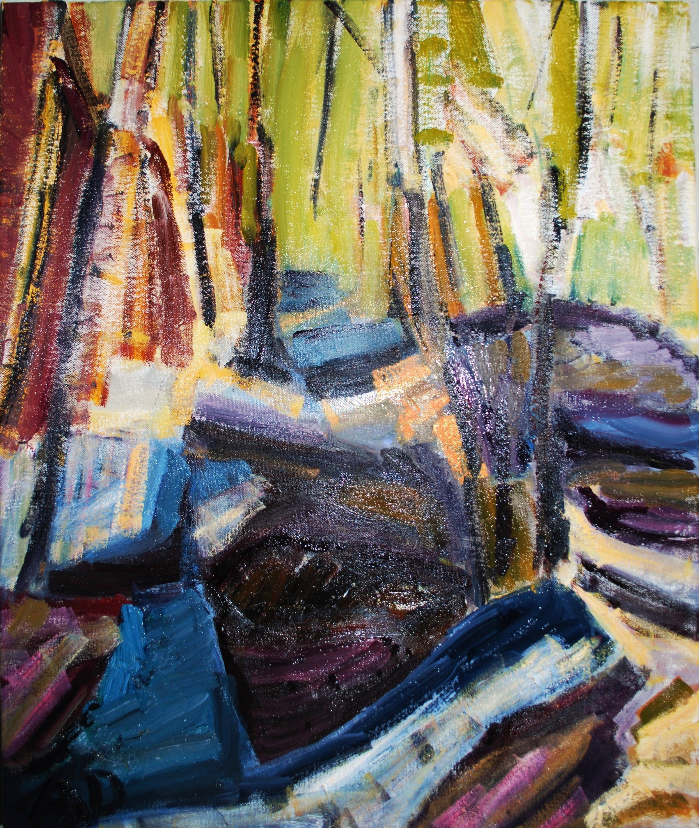 Creek 1 I Oil, 30” x 24”