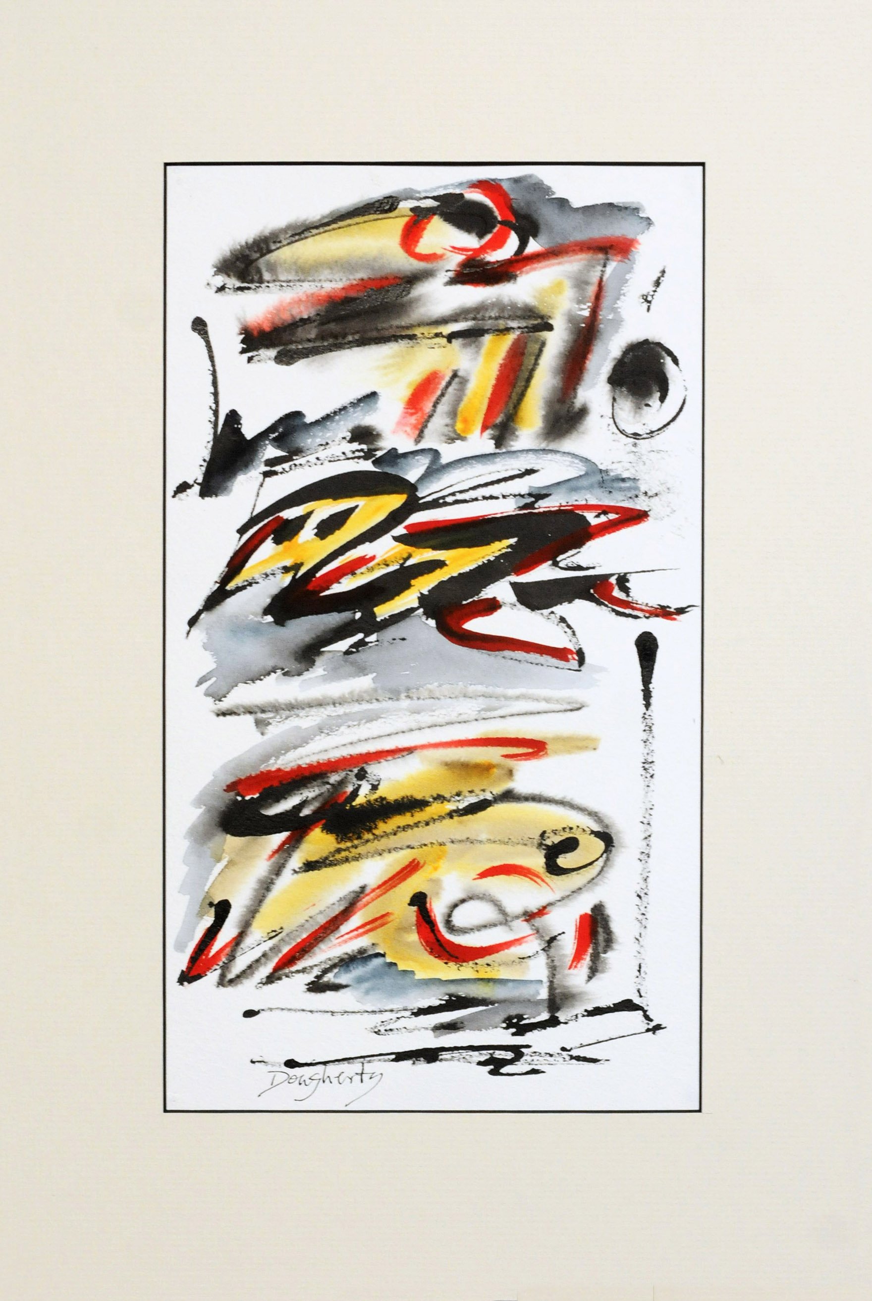 Improvisation XIV | Ink & Watercolor