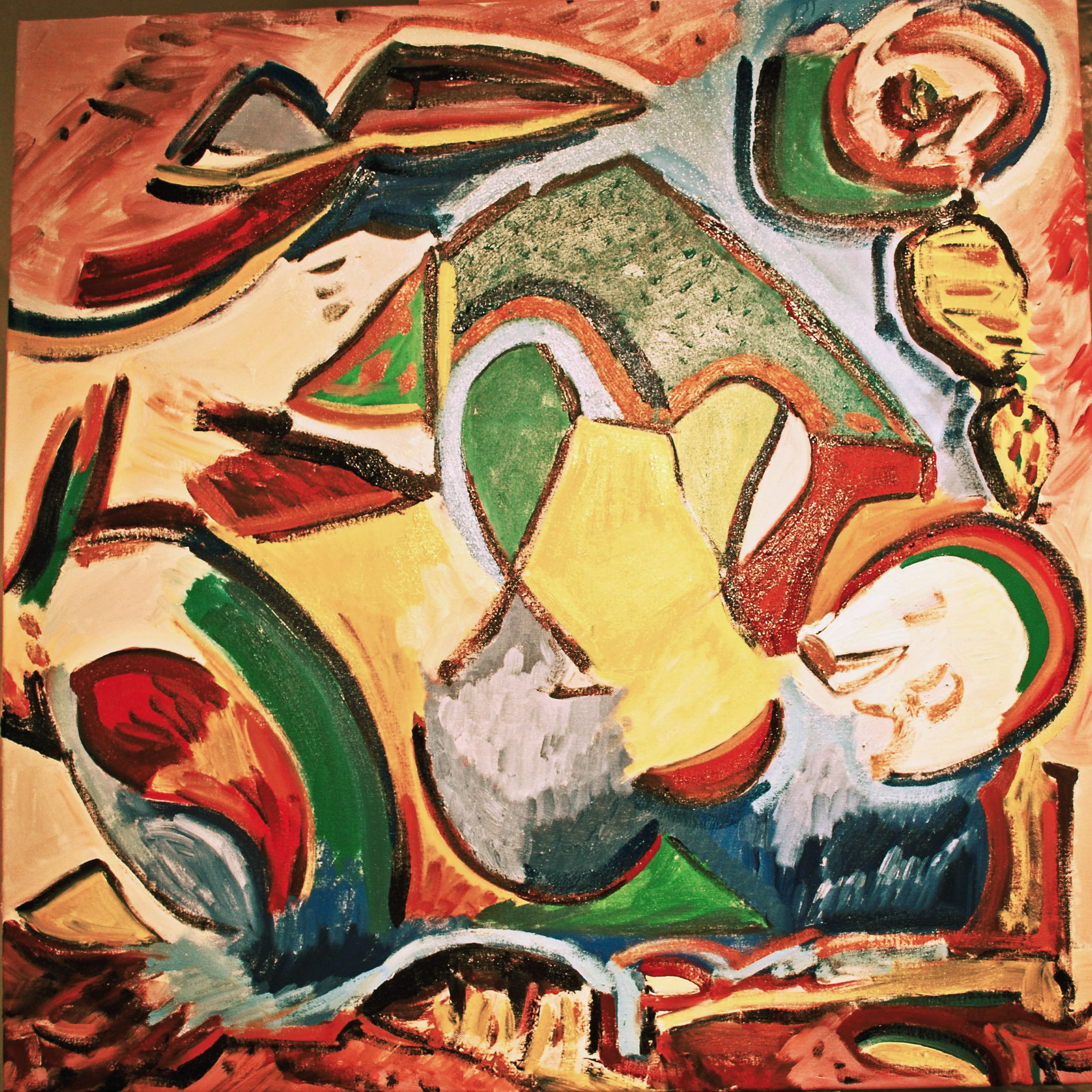 Turning Pollock's-Key | Oil, Private Collection