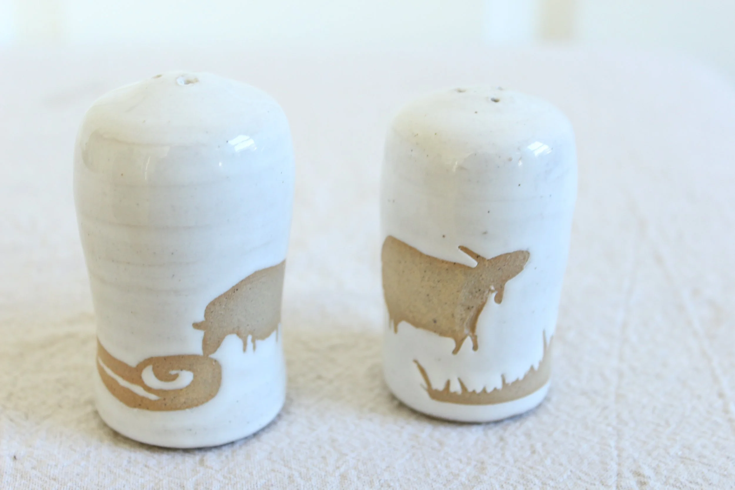 Salt Shakers: "I shall not want"