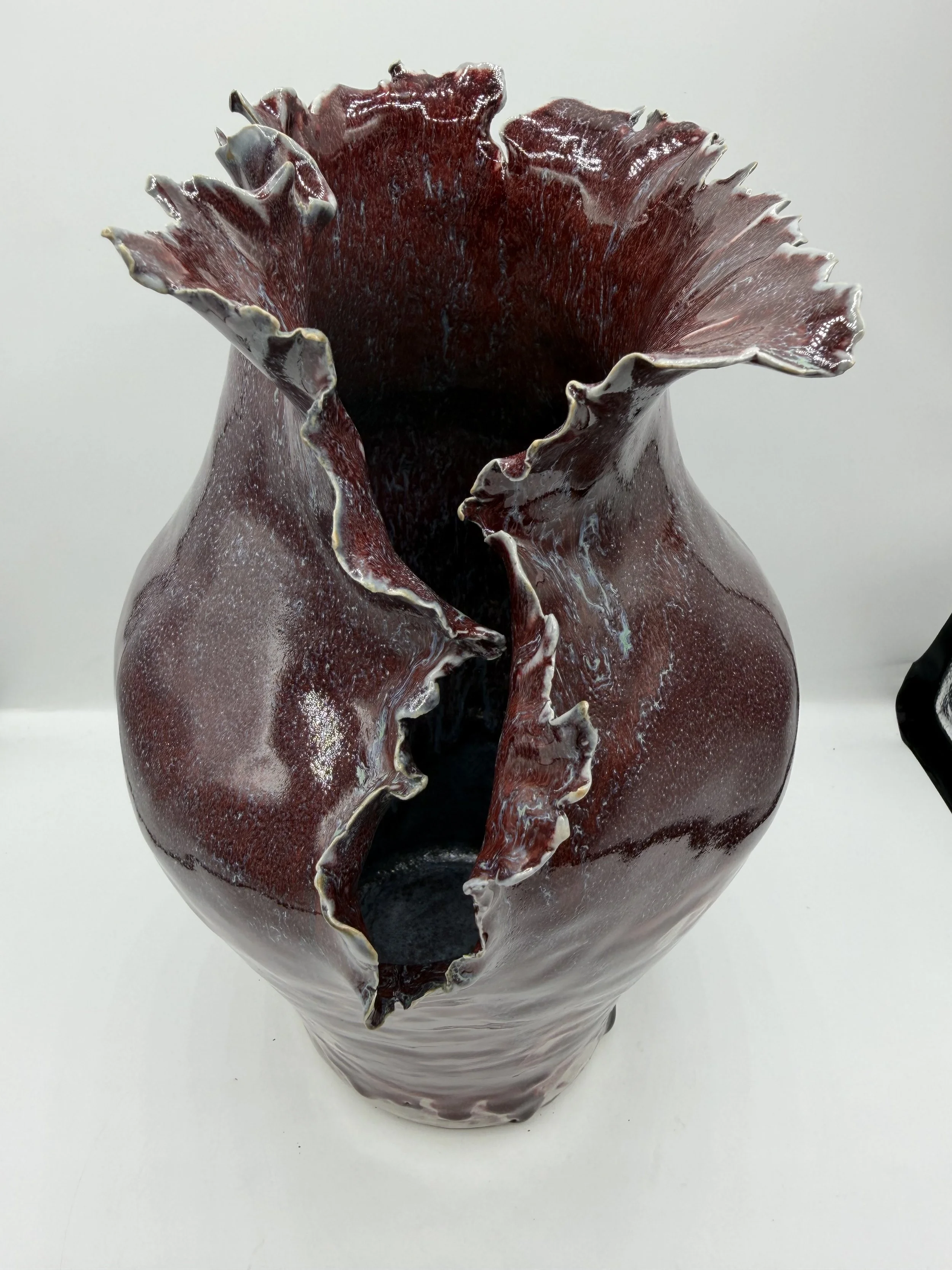 Sea Anemone Elegance Sculptural Vase