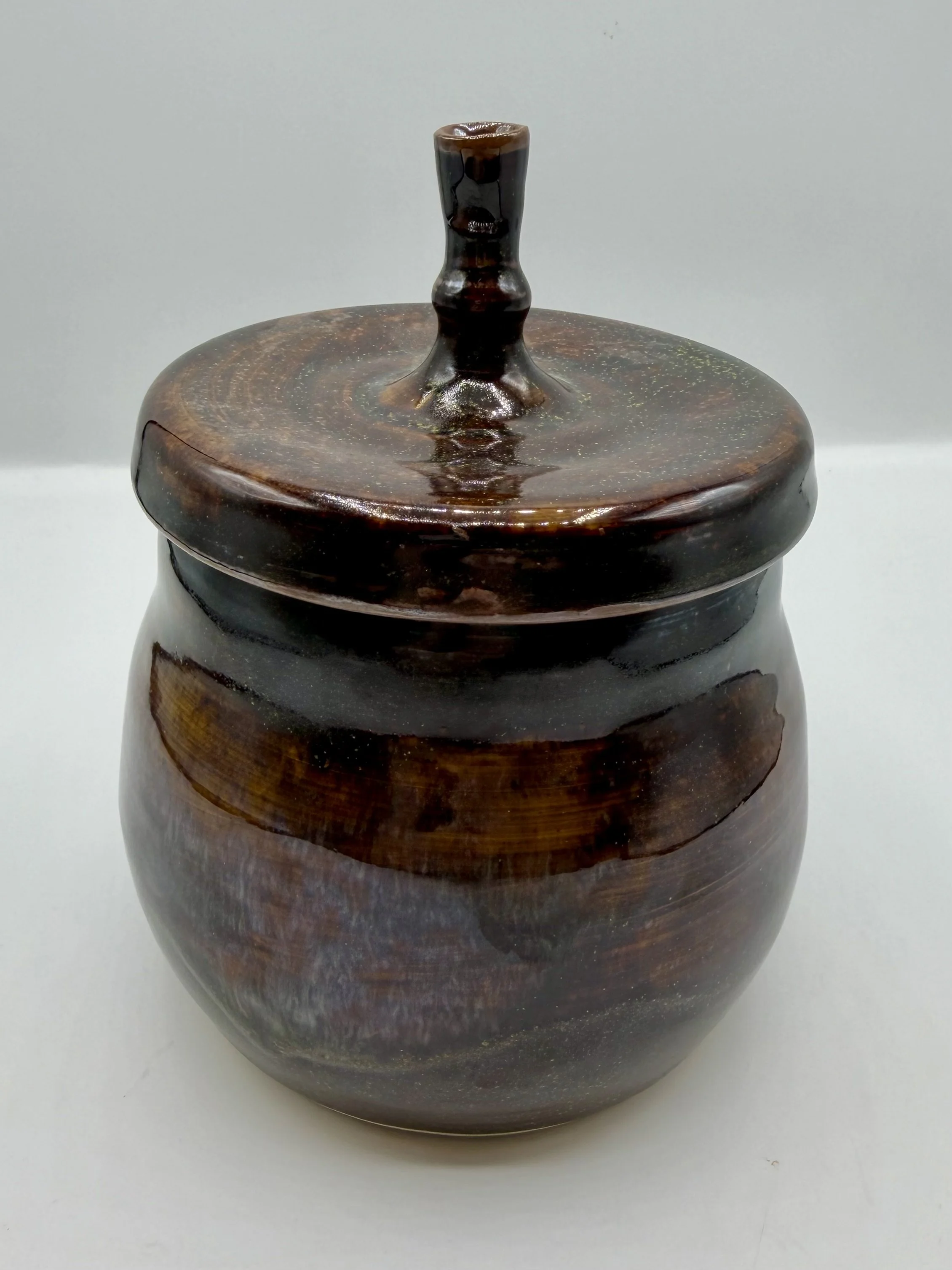 Rustic Elegance Handmade Lidded Jar