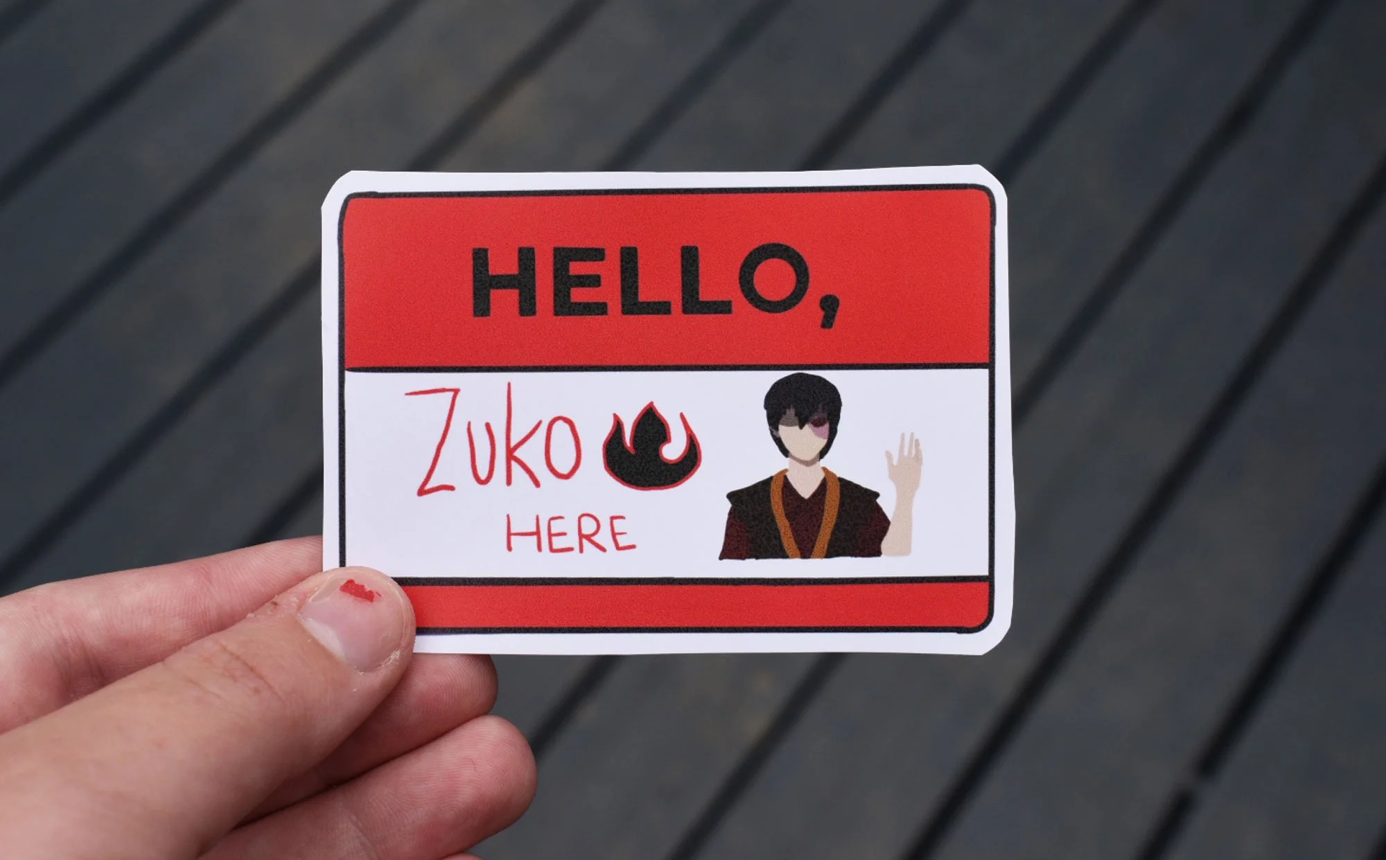 Zuko Name Badge (Avatar)