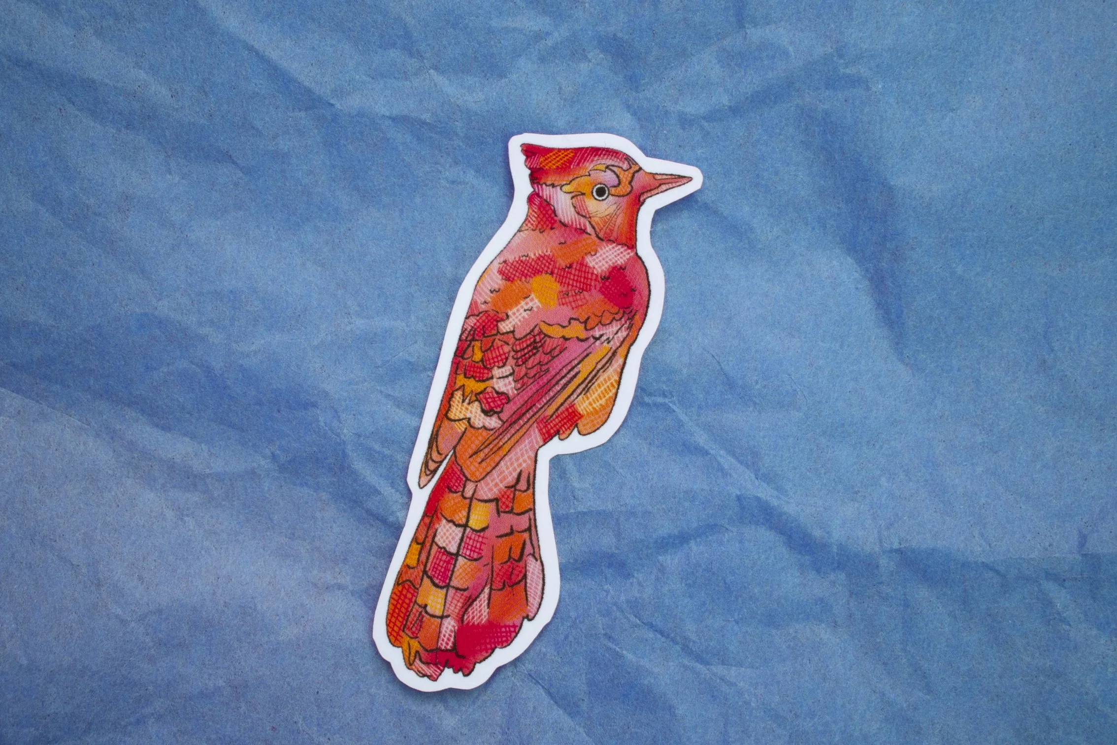Pink Bird Sticker