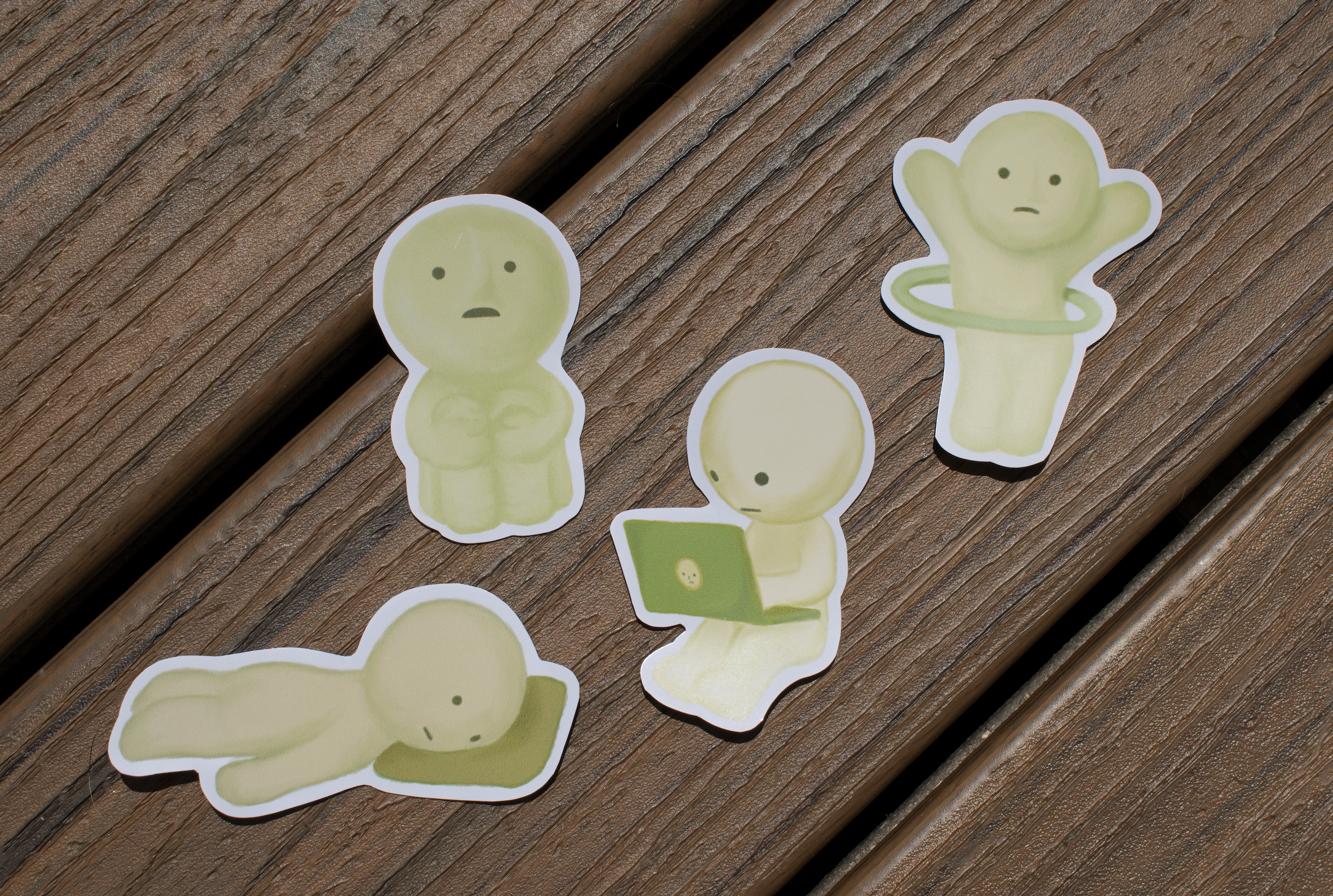 Smiski Stickers