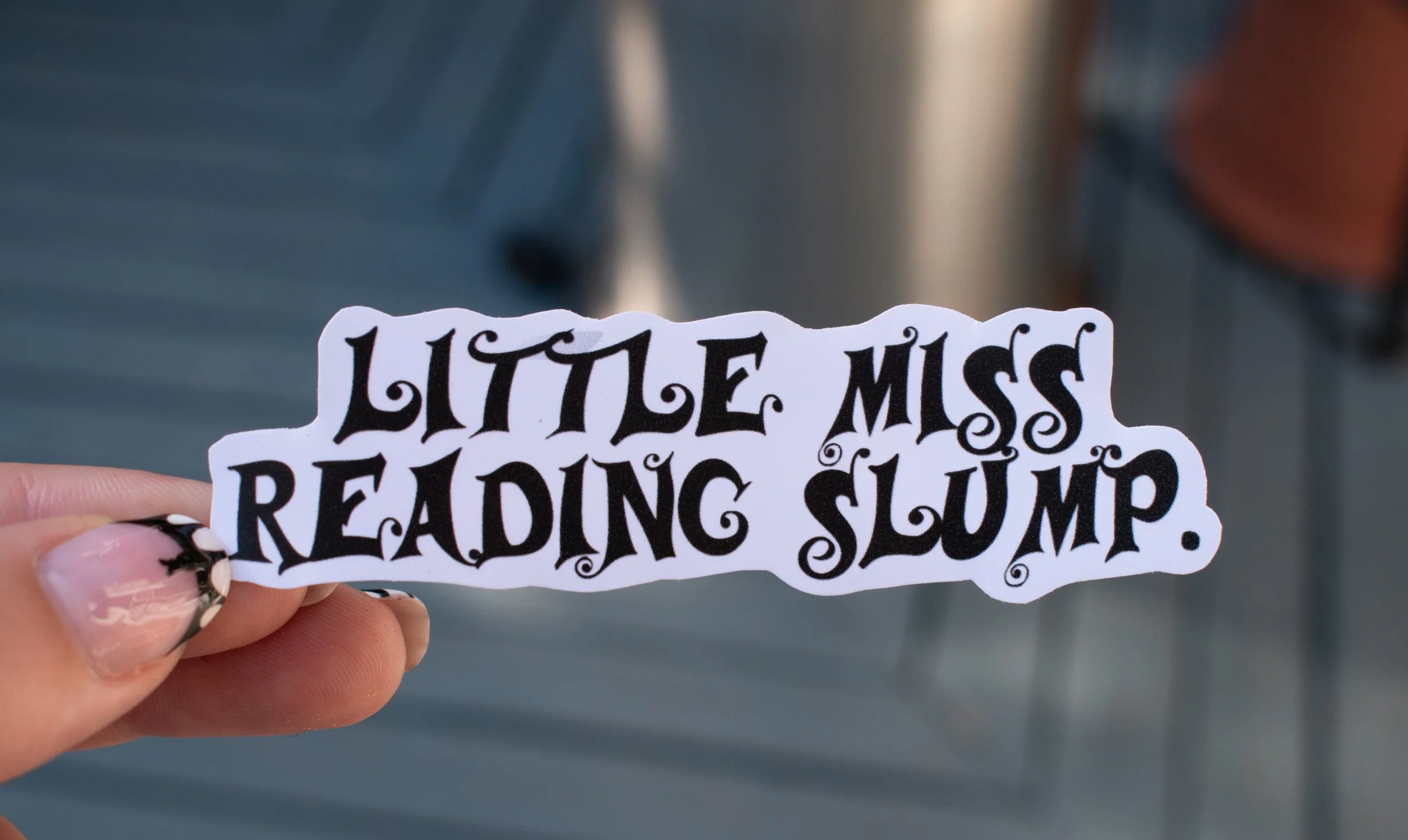 Little Miss Reading Slump Sticker