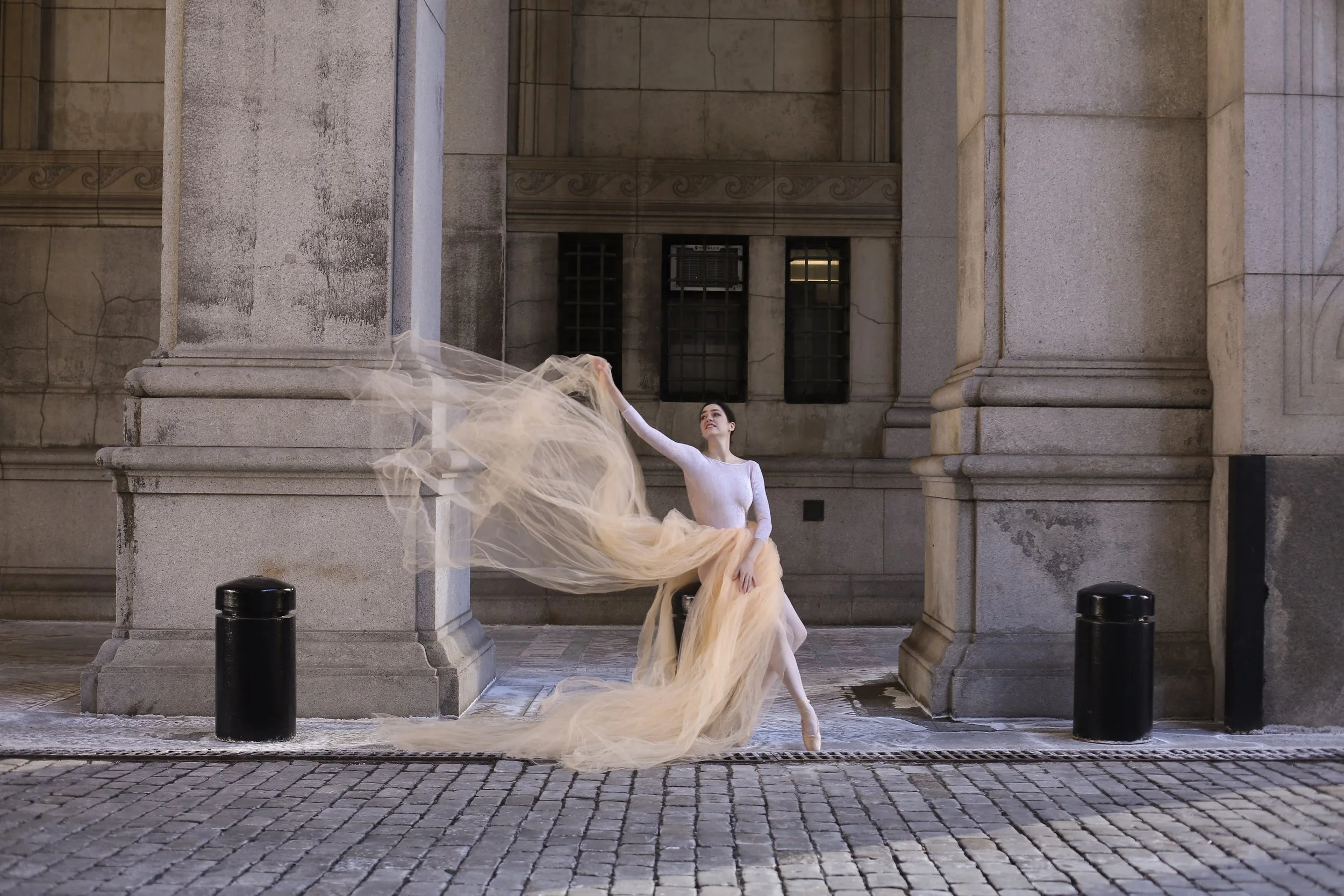 Devon dancing in the studio. Photo by: Raquel Beauchamp