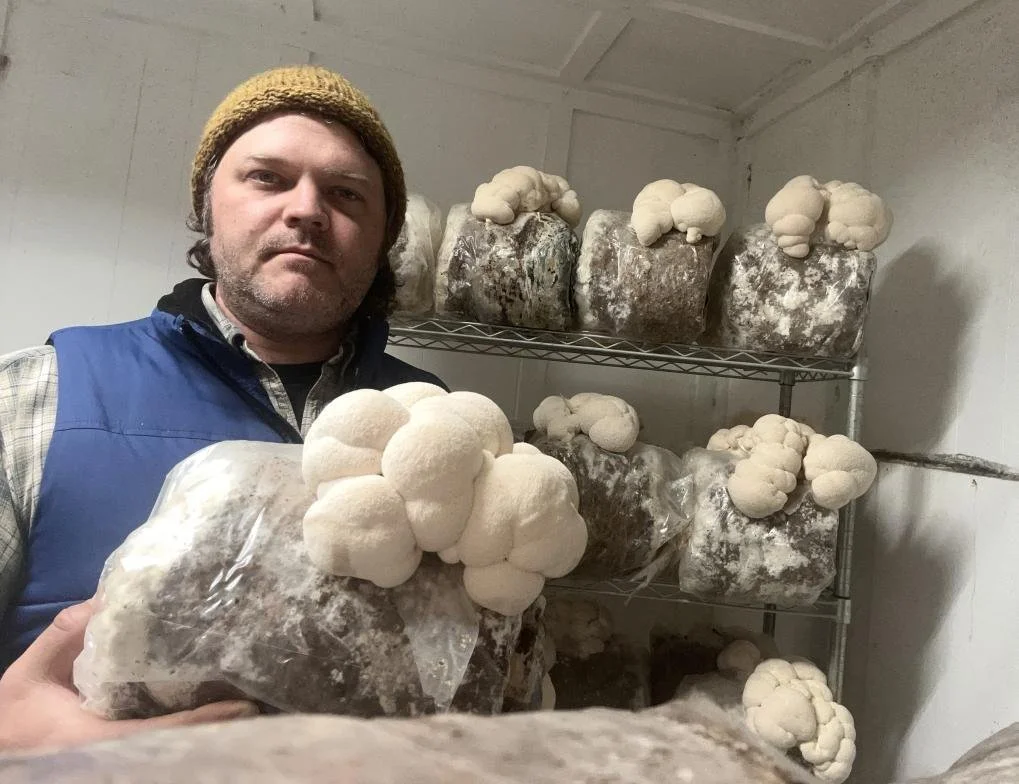 Zach Taylor of Fat Top Farm, a 2024 UpStart Thrift grant recipient