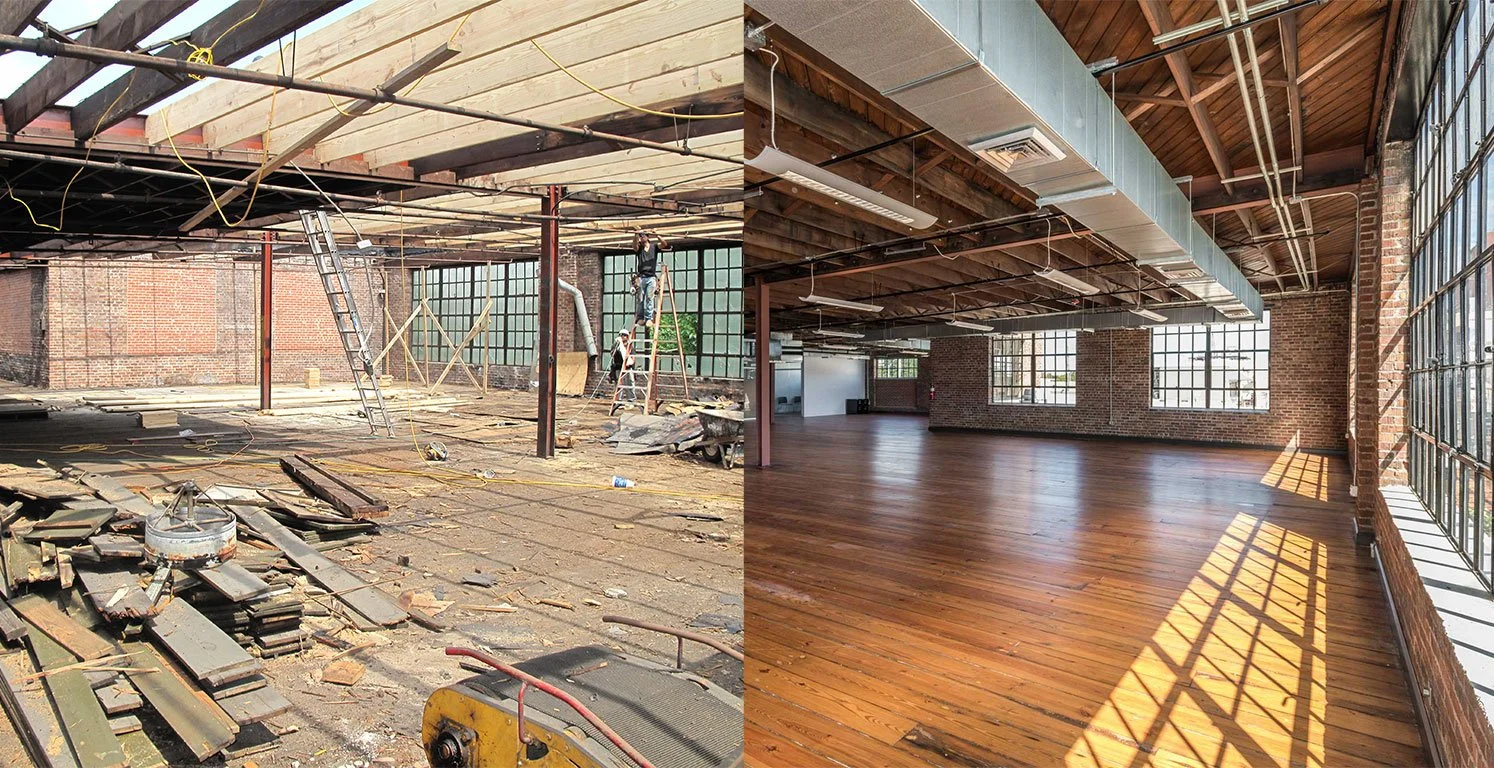 Buick Building - Before and After