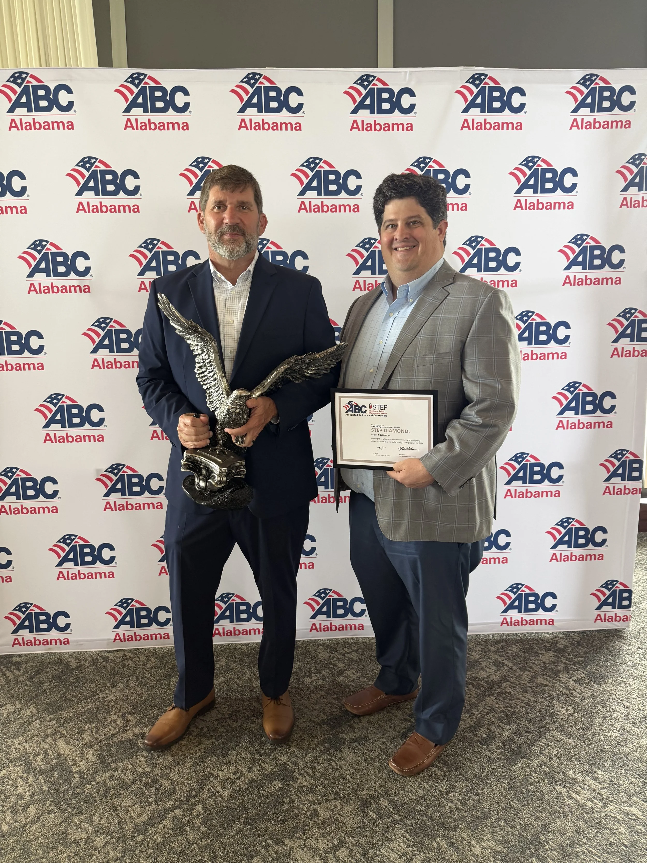 Rogers &amp; Willard Earns ABC Alabama Safe Day Eagle Award