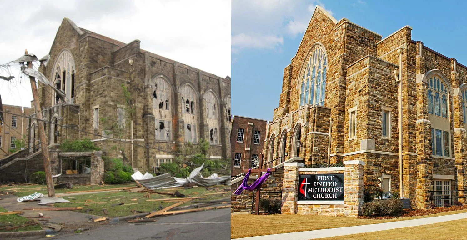 Cullman's First United - Before and After