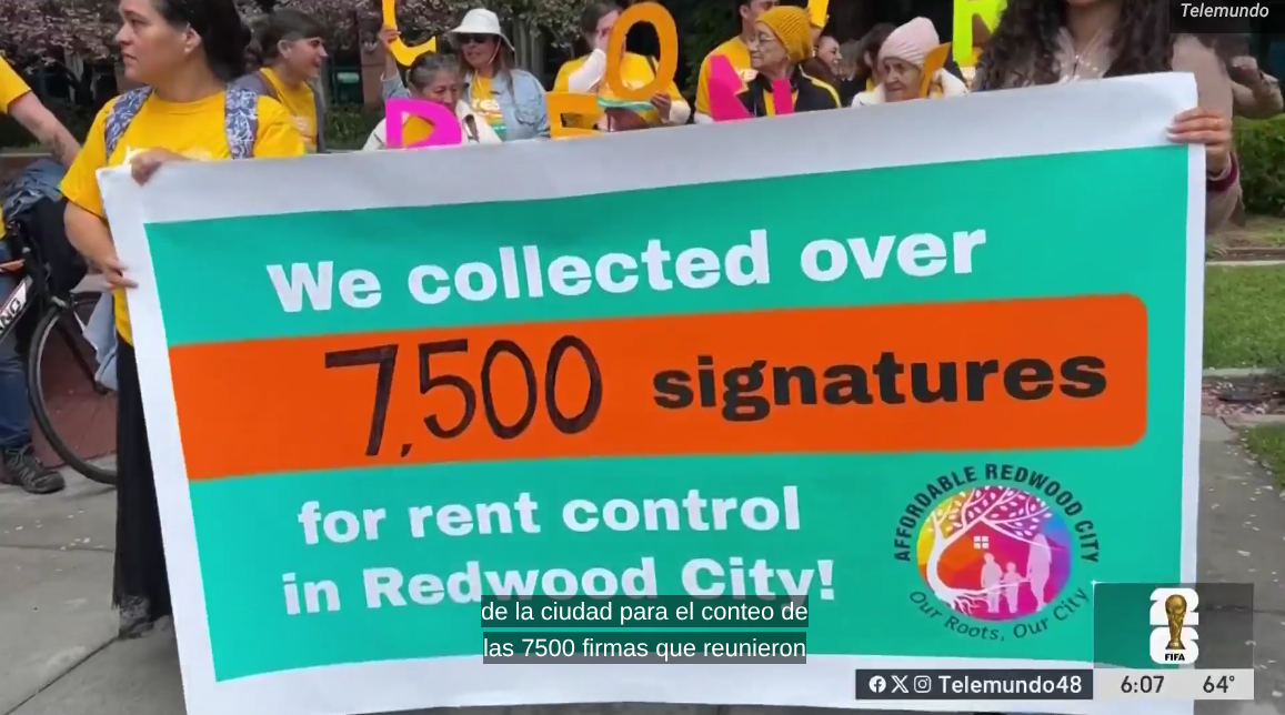Residentes y líderes comunitarios piden control de rentas en Redwood City