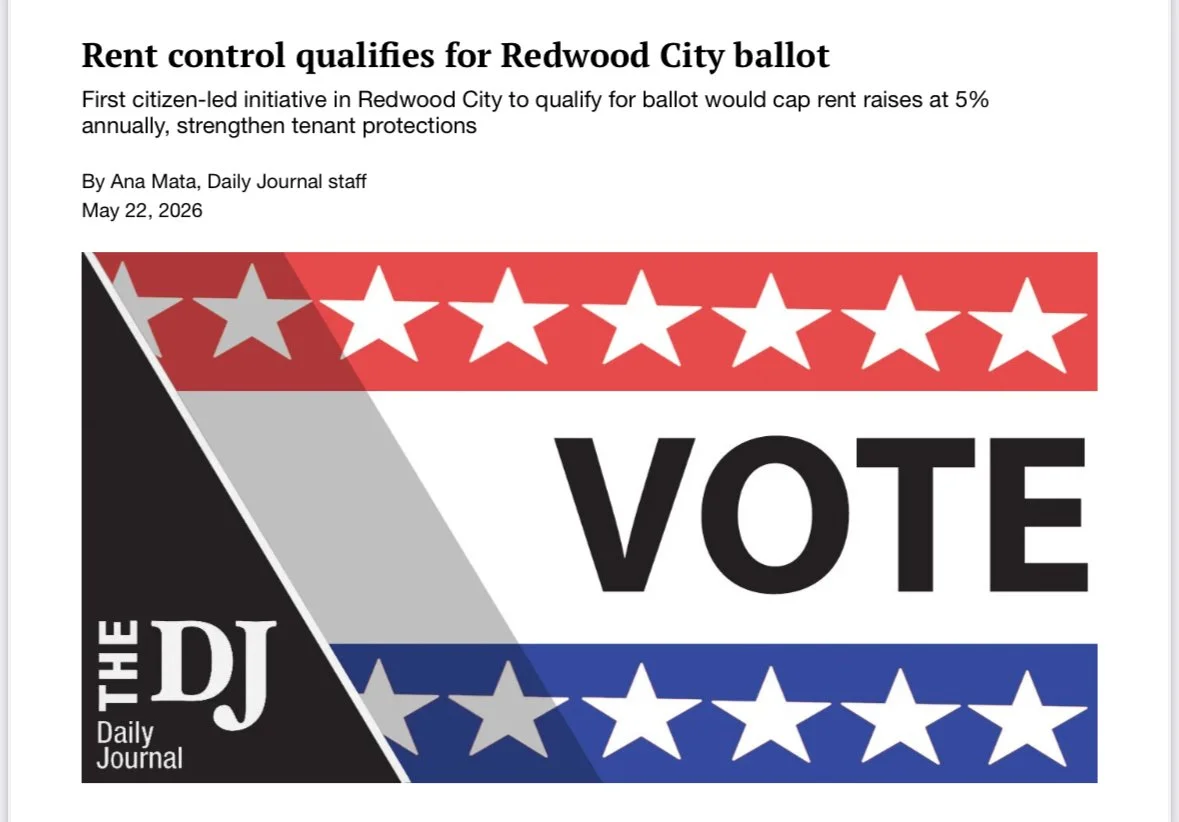 Rent control qualifies for Redwood City ballot