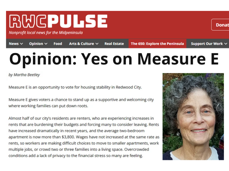 Opinion: Yes on Measure E
