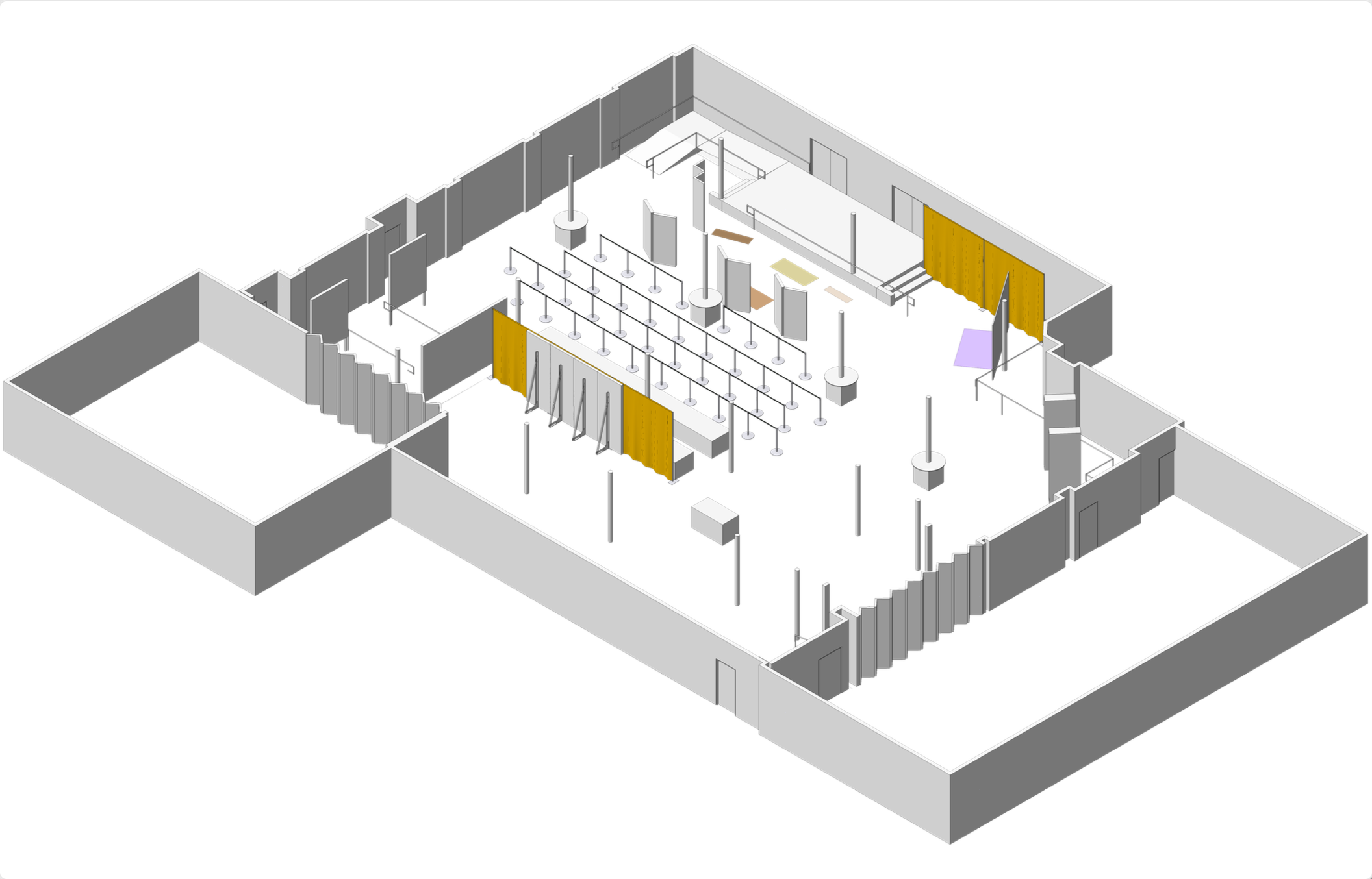  Vectorworks white model based on site survey I performed 