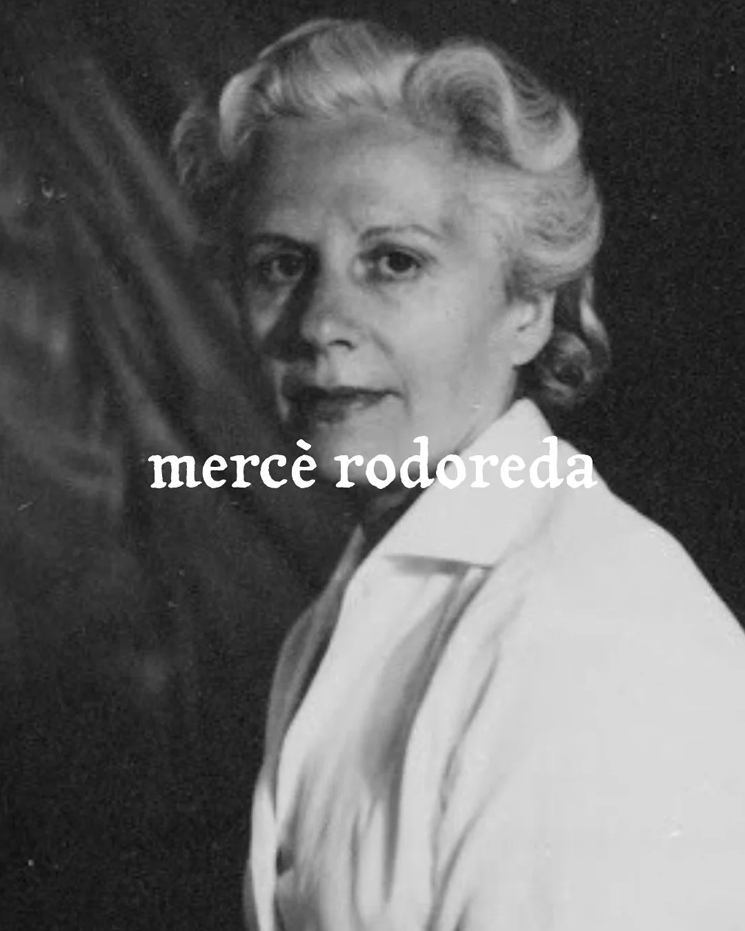 currently reading in the clover club: jard&iacute; vora el mar, de merc&egrave; rodoreda

este septiembre hablaremos de merc&egrave; rodoreda (1908-1983), escritora nacida en barcelona, hija &uacute;nica educada en casa, que desde peque&ntilde;a comp