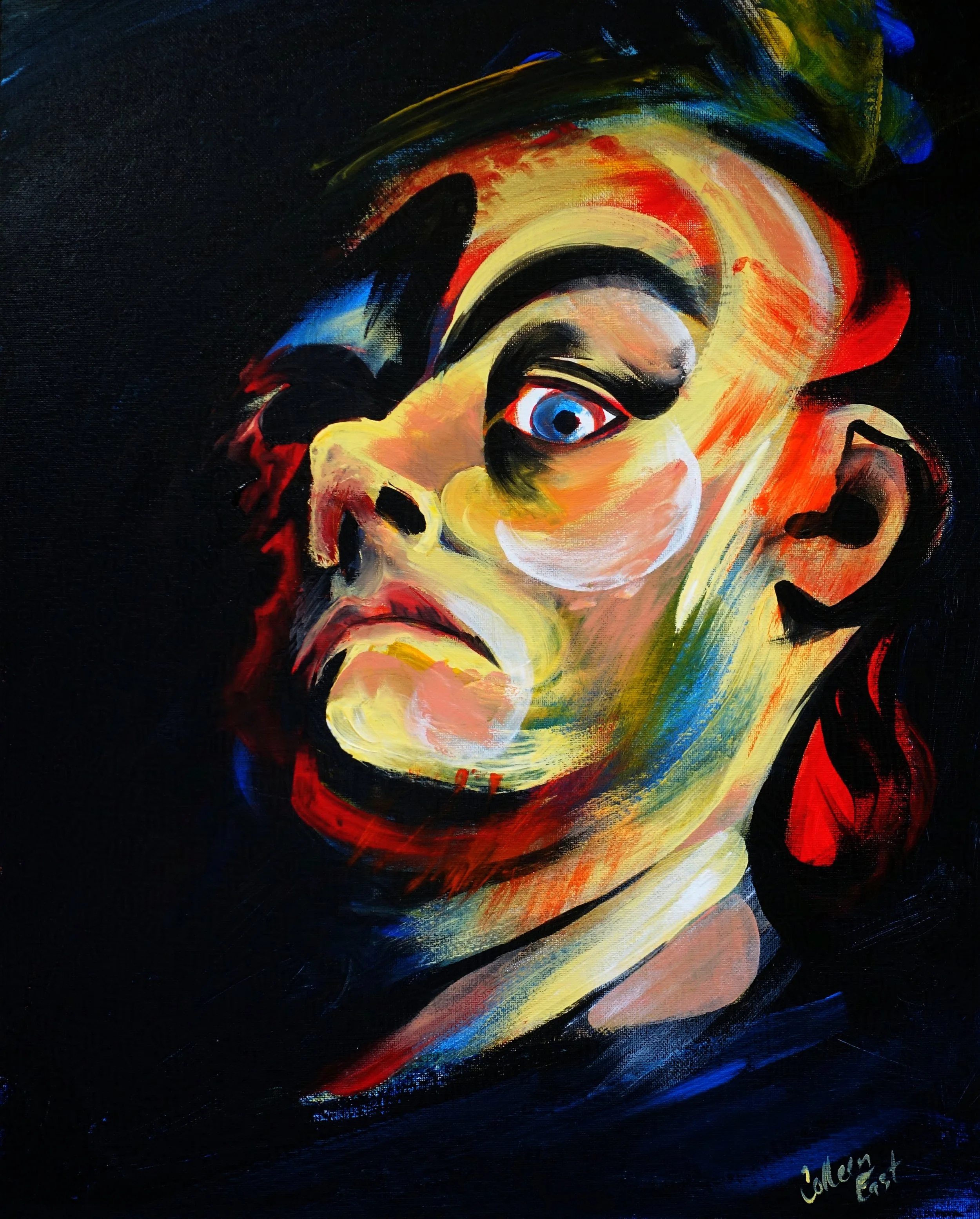 Self-Portrait - Acrylic, 2019