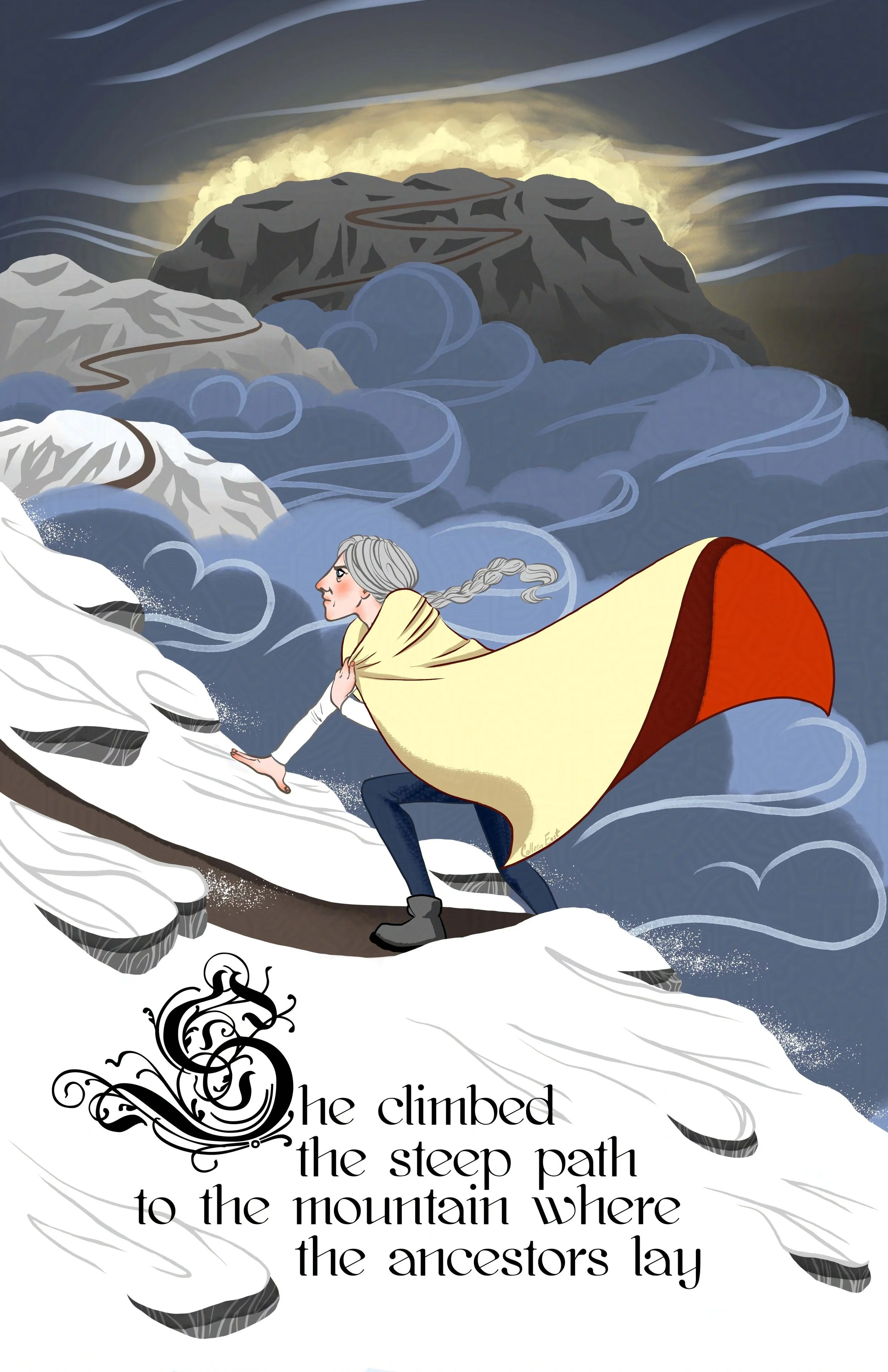 The Ancestral Mountain - Photoshop, 2021