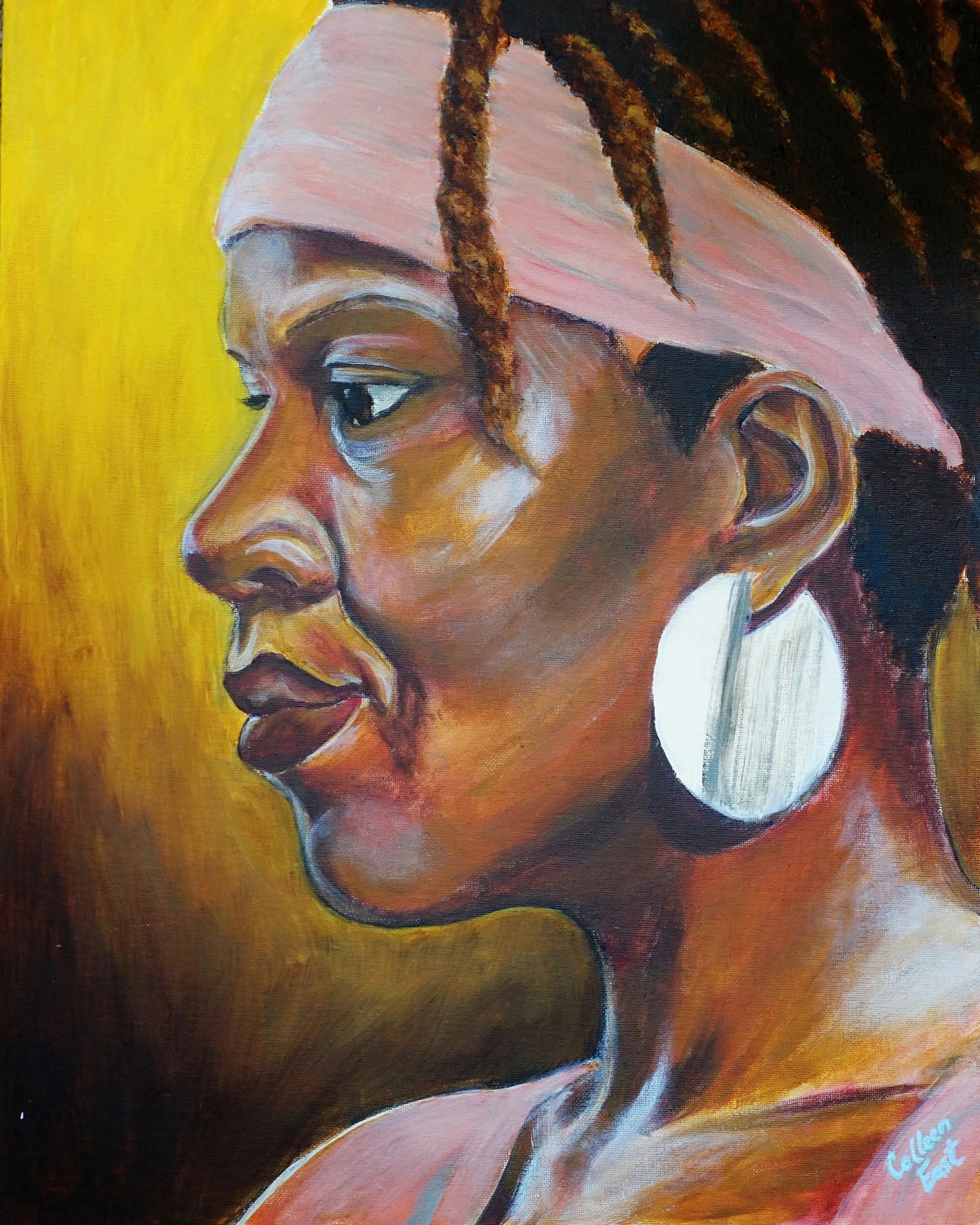 Portrait (Model) - Acrylic, 2019