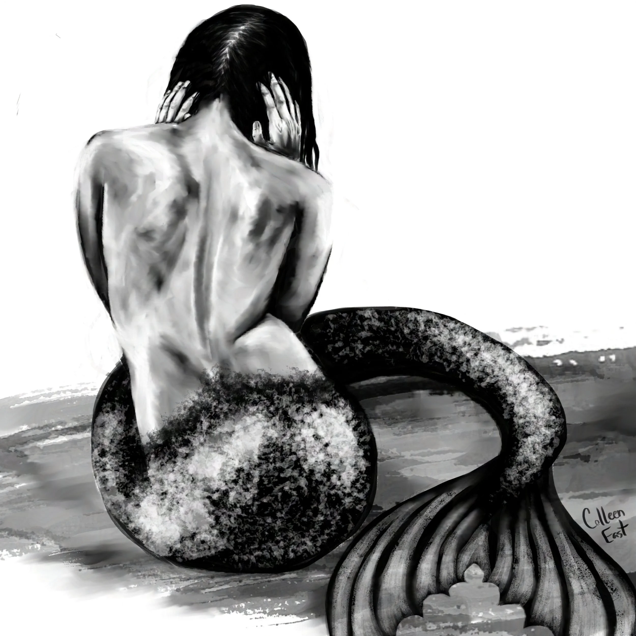 Mermaid - Photoshop, 2020