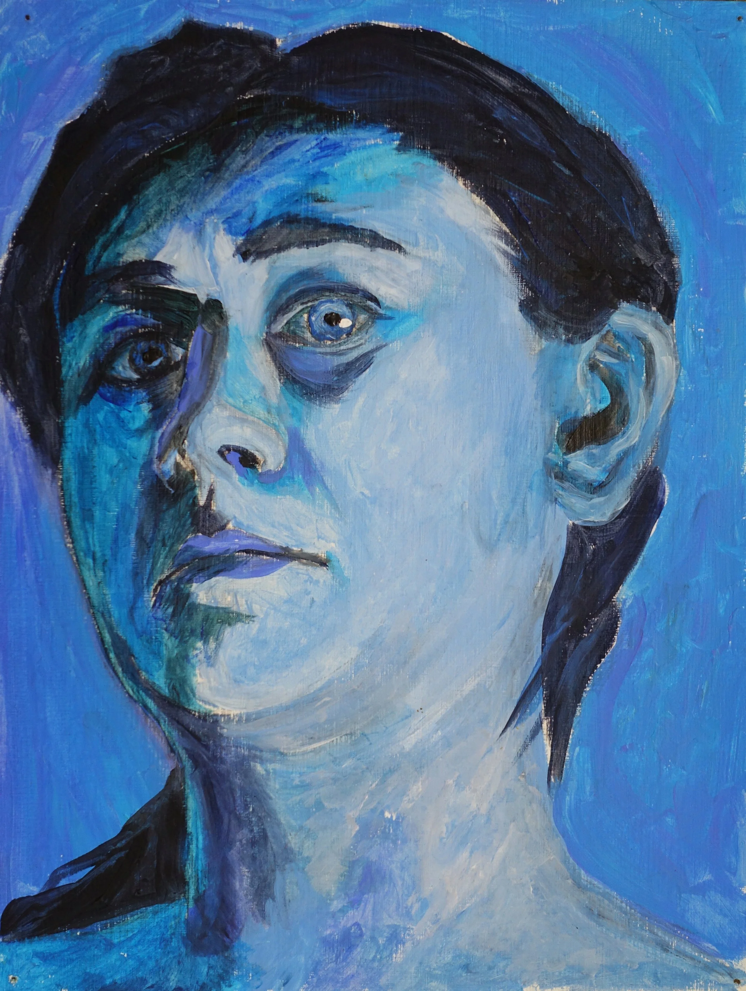 Study (Self-Portrait) - Acrylic, 2021